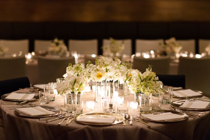 Modern White Table Decor