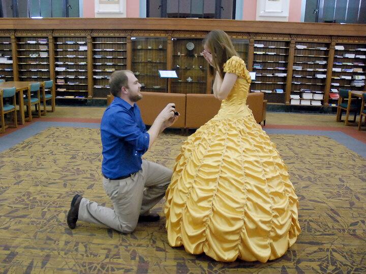 beauty and the beast proposal