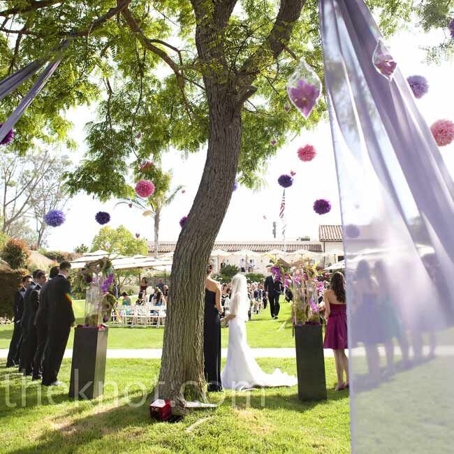 Wedding Ceremony Tree Decor