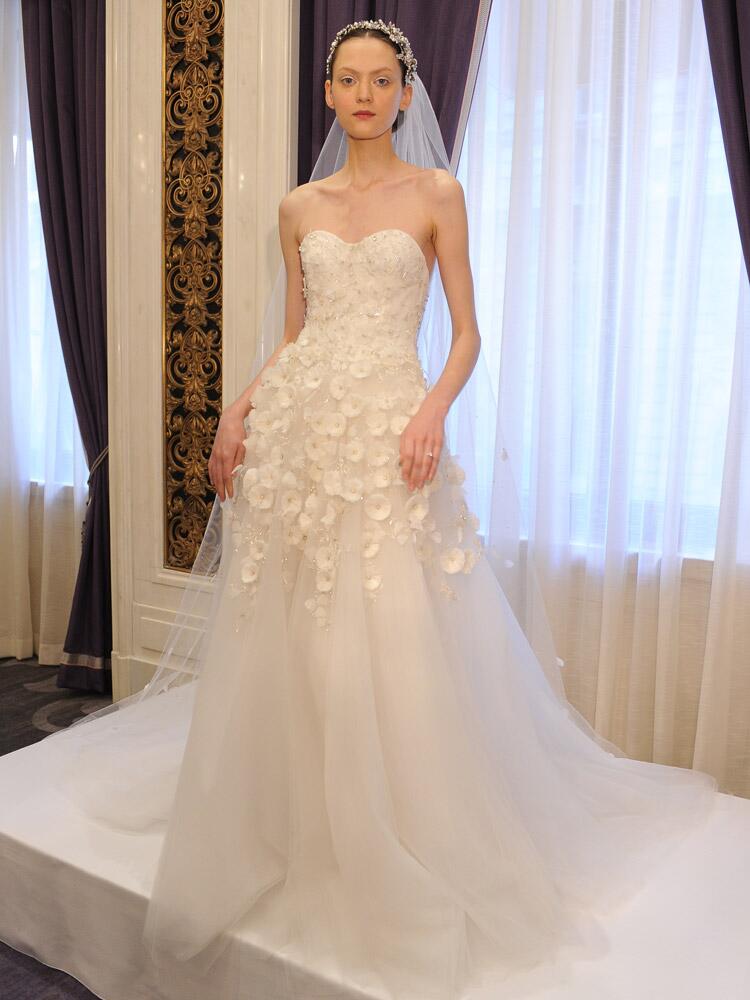 Marchesa Spring Wedding Dresses Are All About Romance for 2016