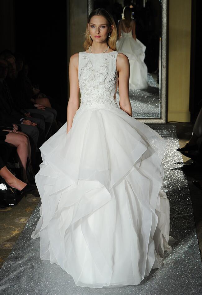 Oleg Cassini Wedding Dresses 2015 Showcases Detailed Floral ...