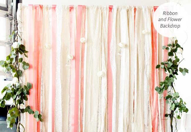 How do you make you own photo booth backdrop?
