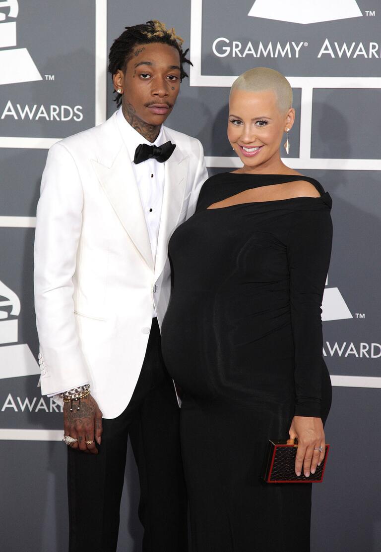 Amber Rose and Wiz Khalifa