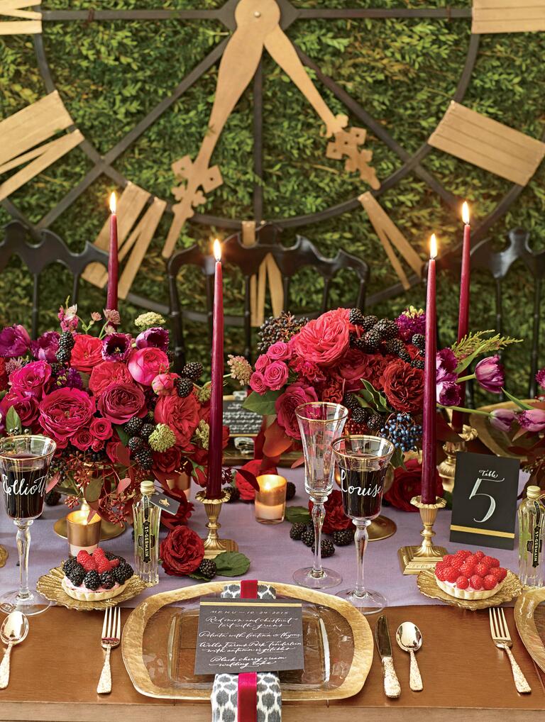 You'll Love the French Details in This Jewel Tone Garden