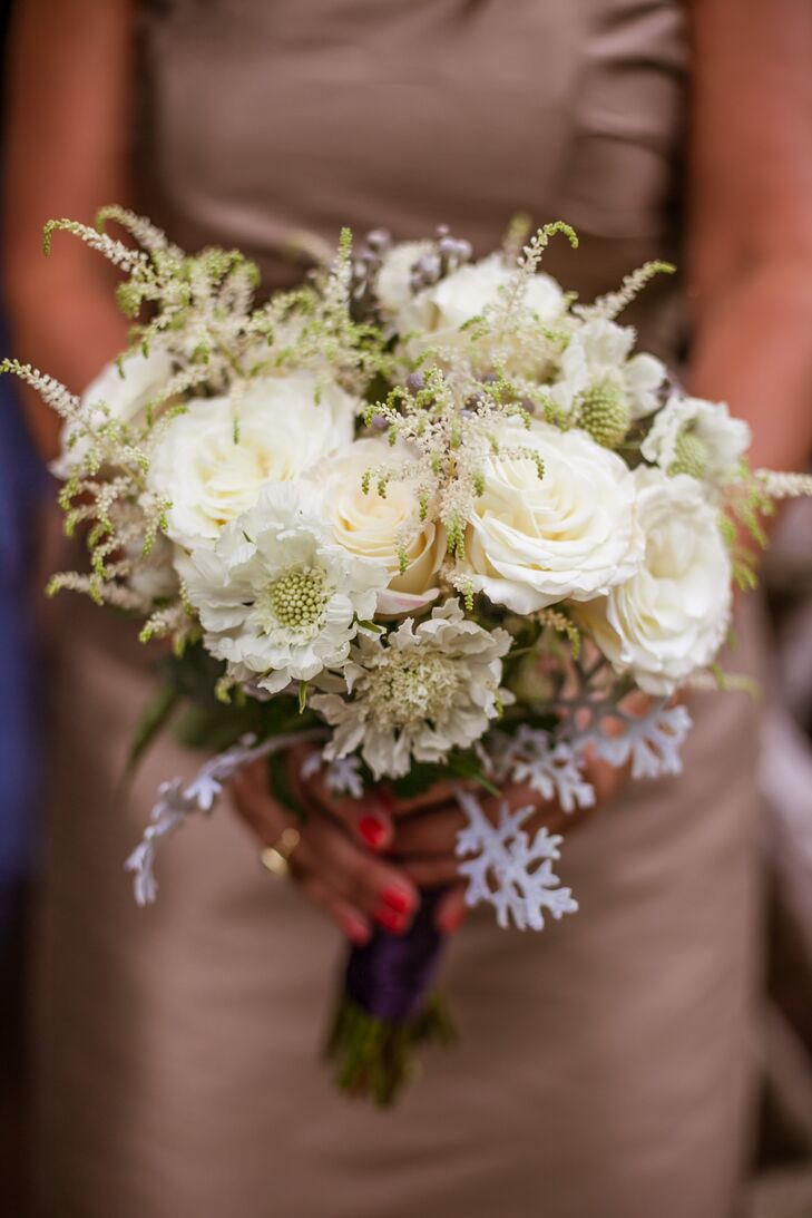 Delicate Ivory Bridesmaid Bouquet