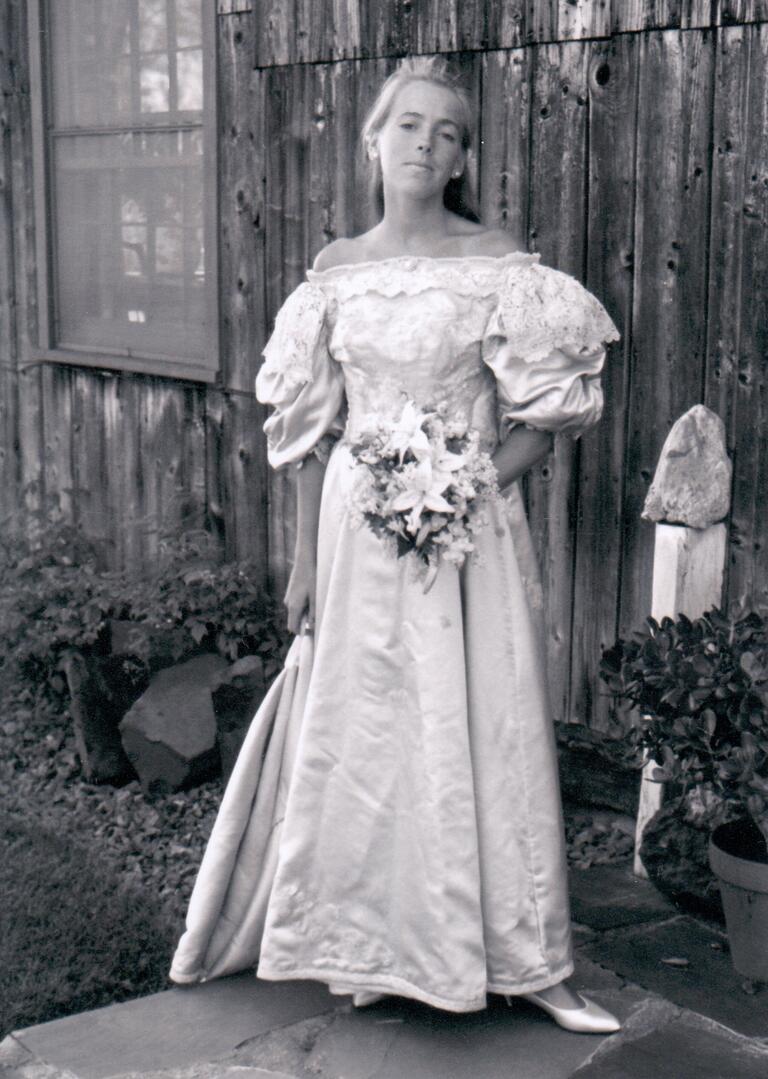 Jane Ogden Houston wedding dress from 1986