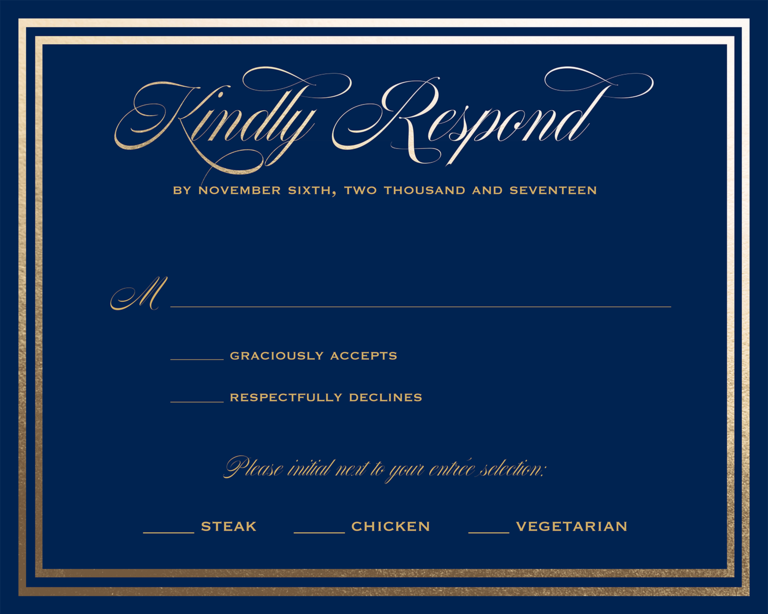 Wedding RSVP Wording Ideas