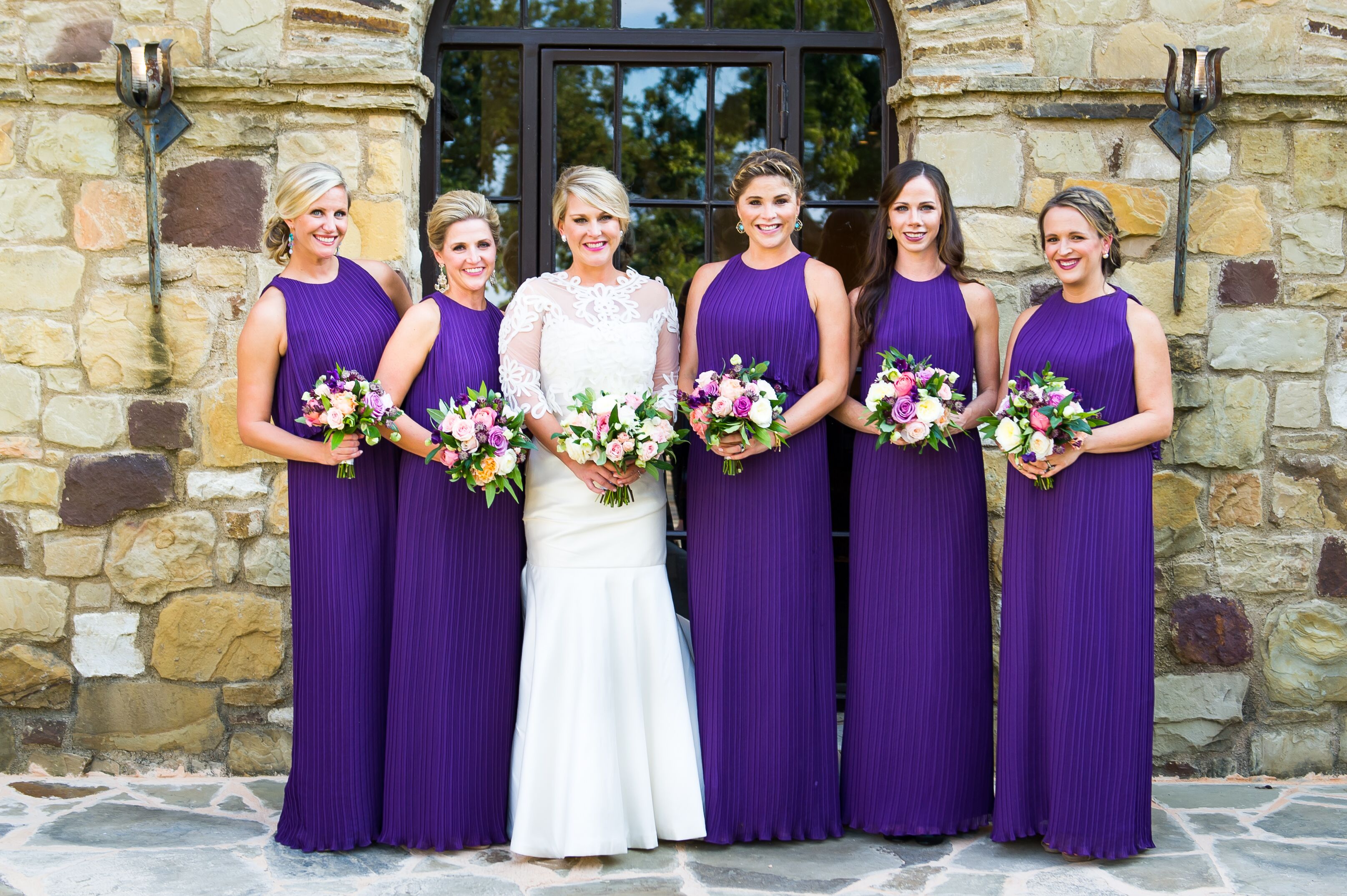 Bridesmaid dresses 2025 deep purple