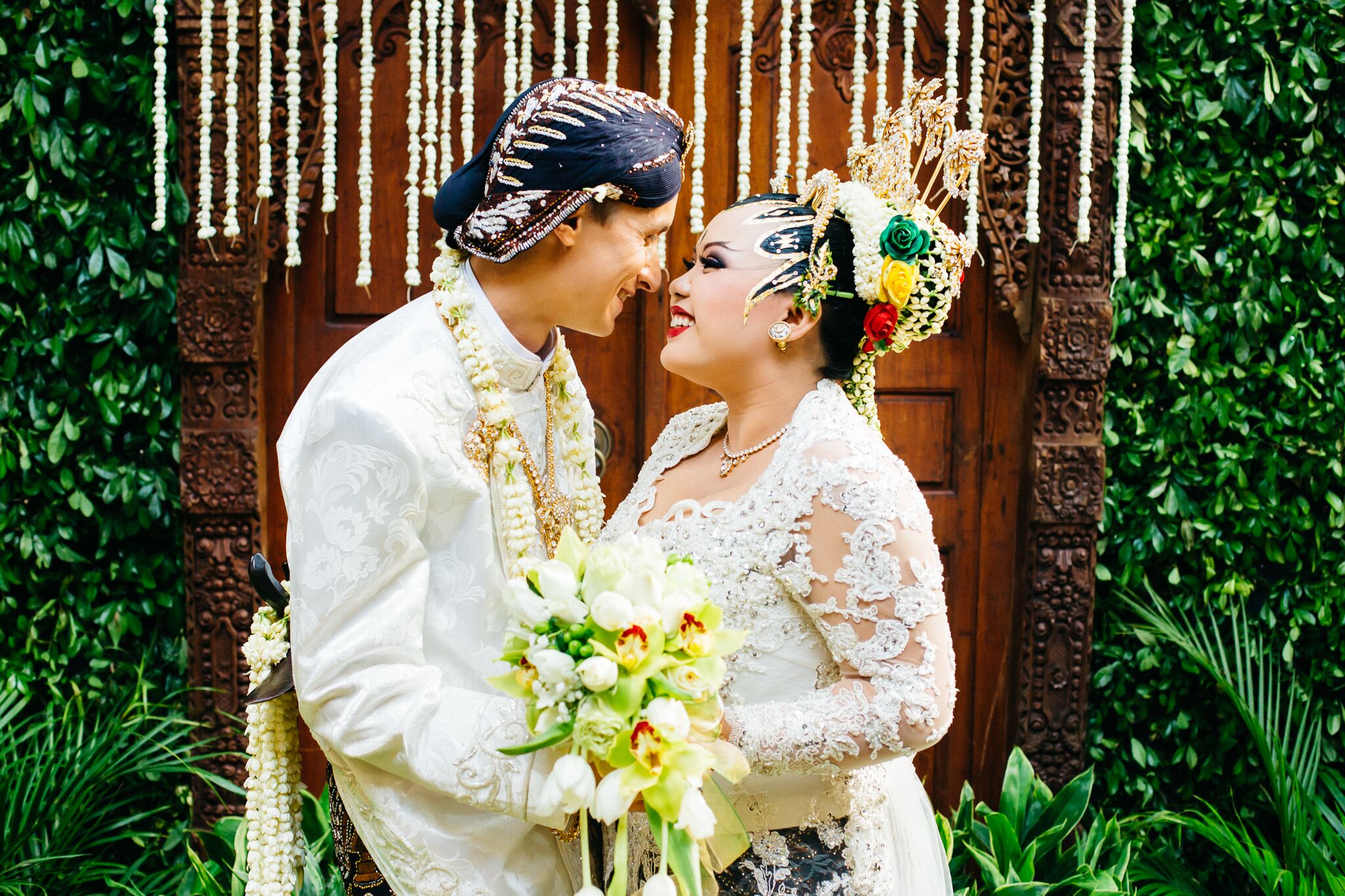 A Traditional Javanese Wedding at a Private Home in Jakarta, Indonesia