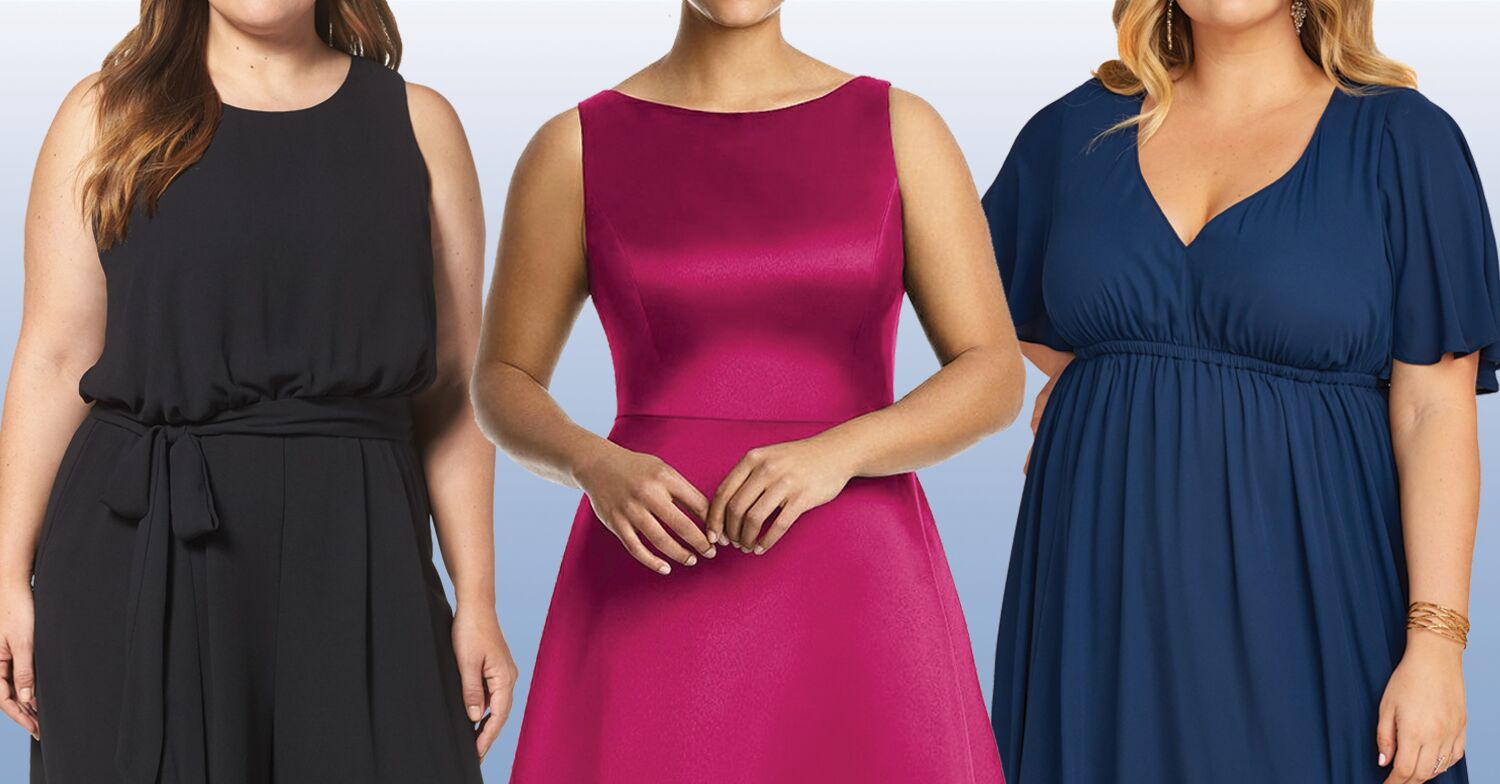 plus size red dress canada