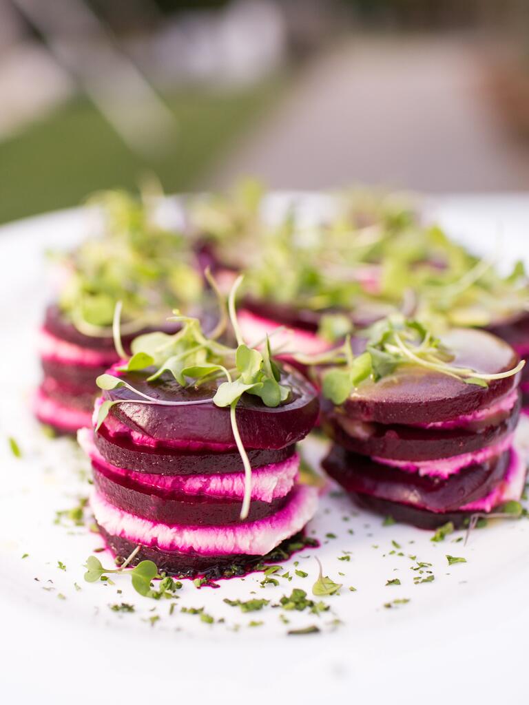 Beet and Goat Cheese Appetizer 