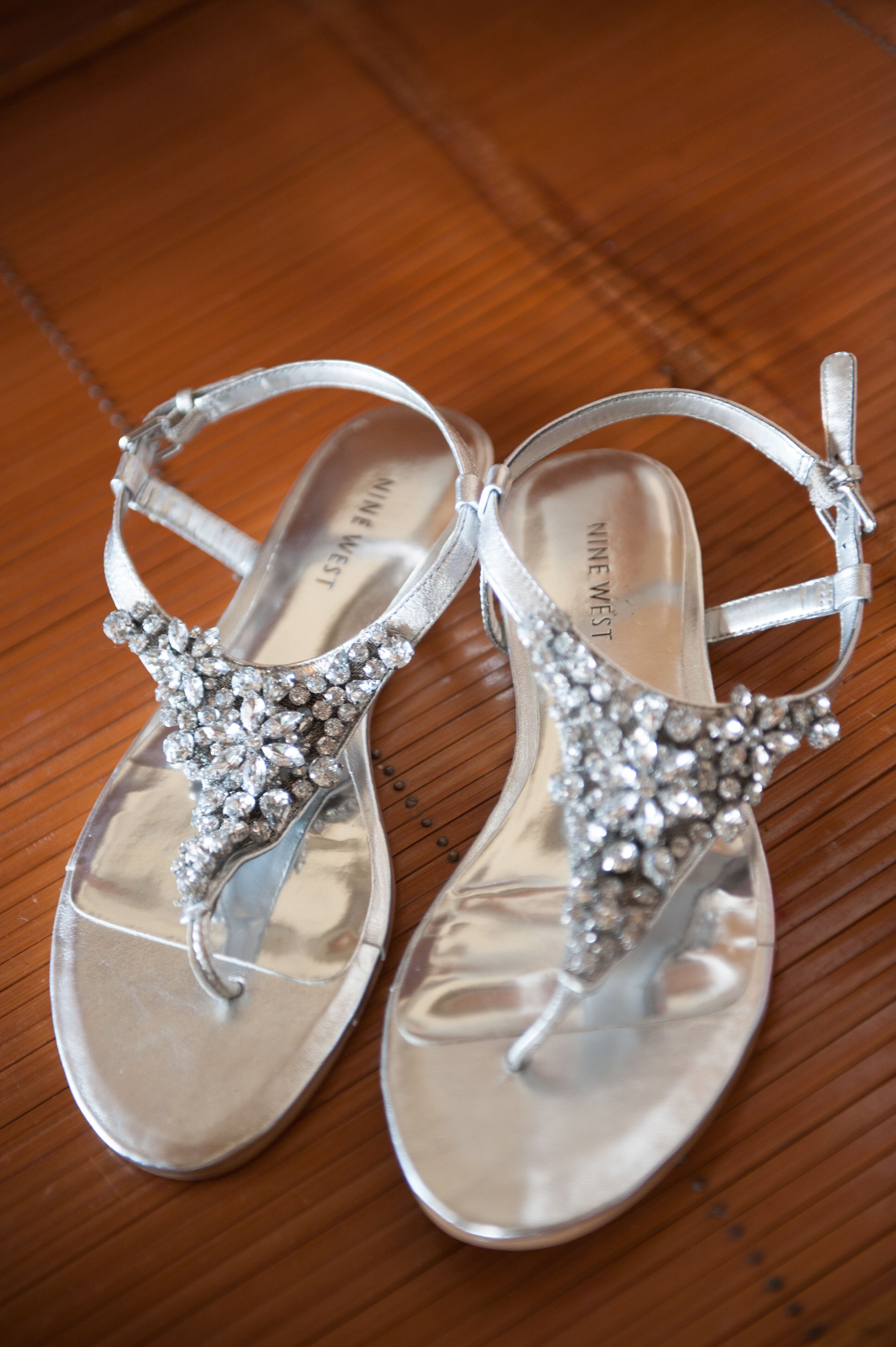 Nine west best sale rhinestone sandals