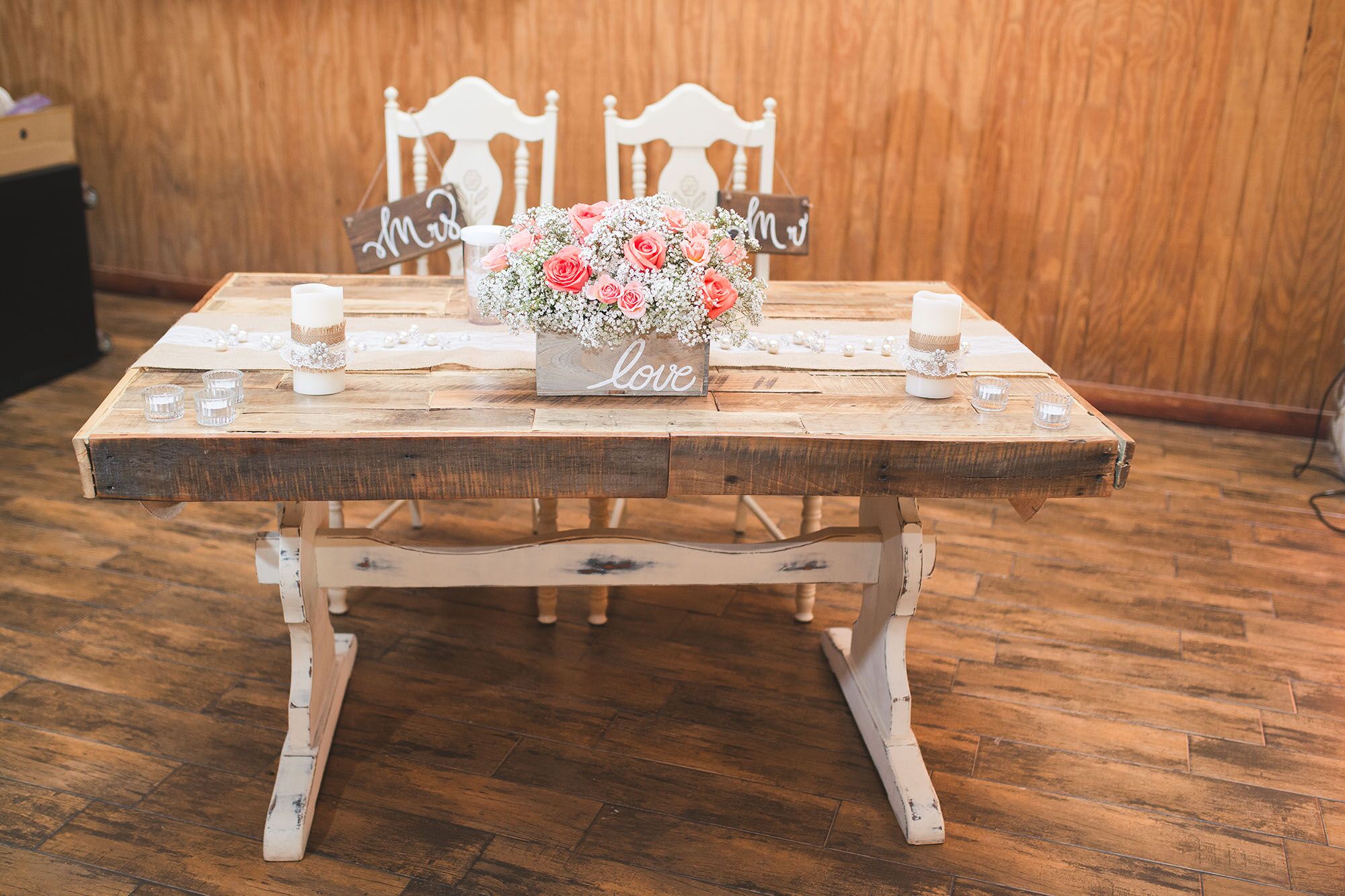 Vintage Wooden Dining Table