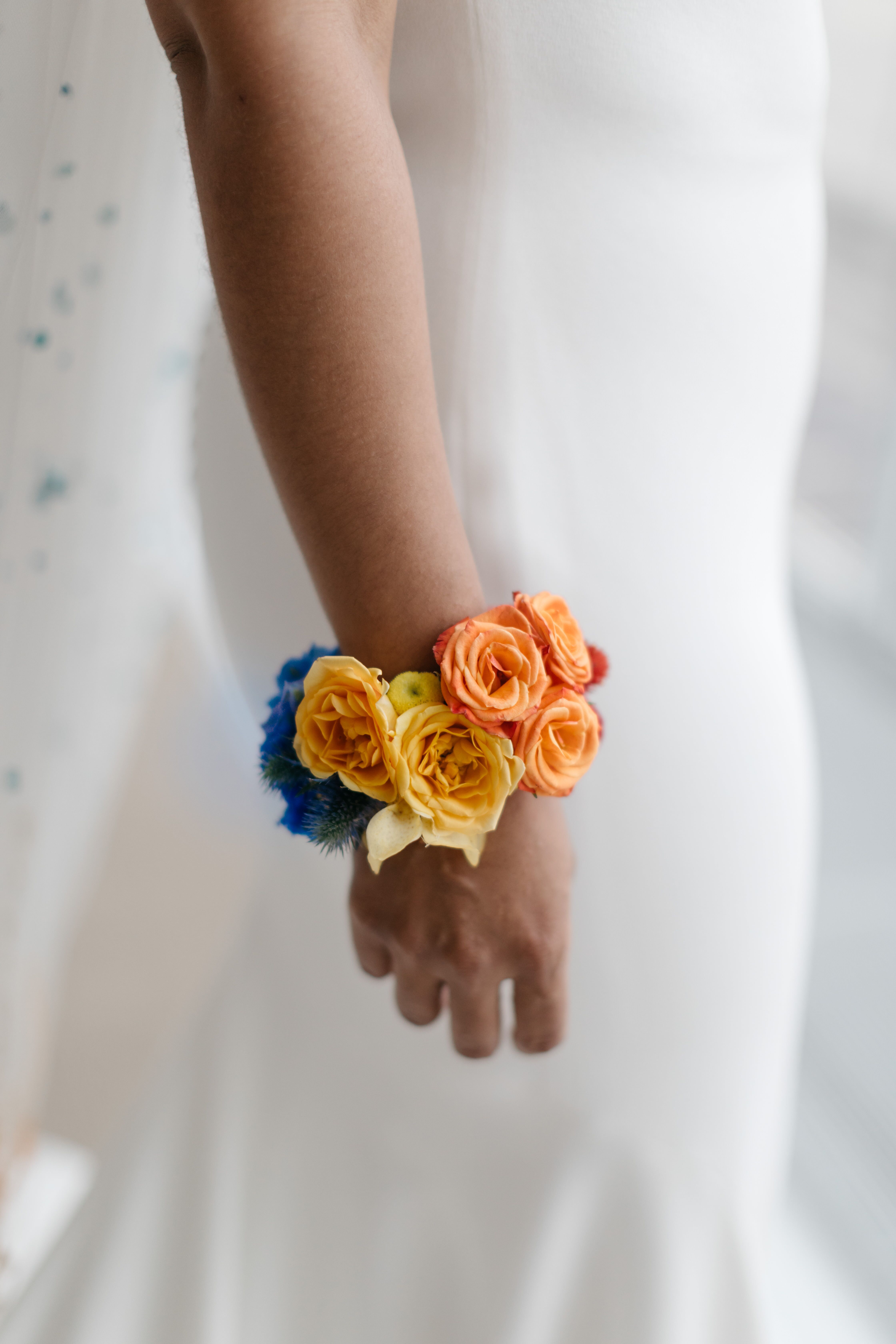 Colorful Floral Cuff