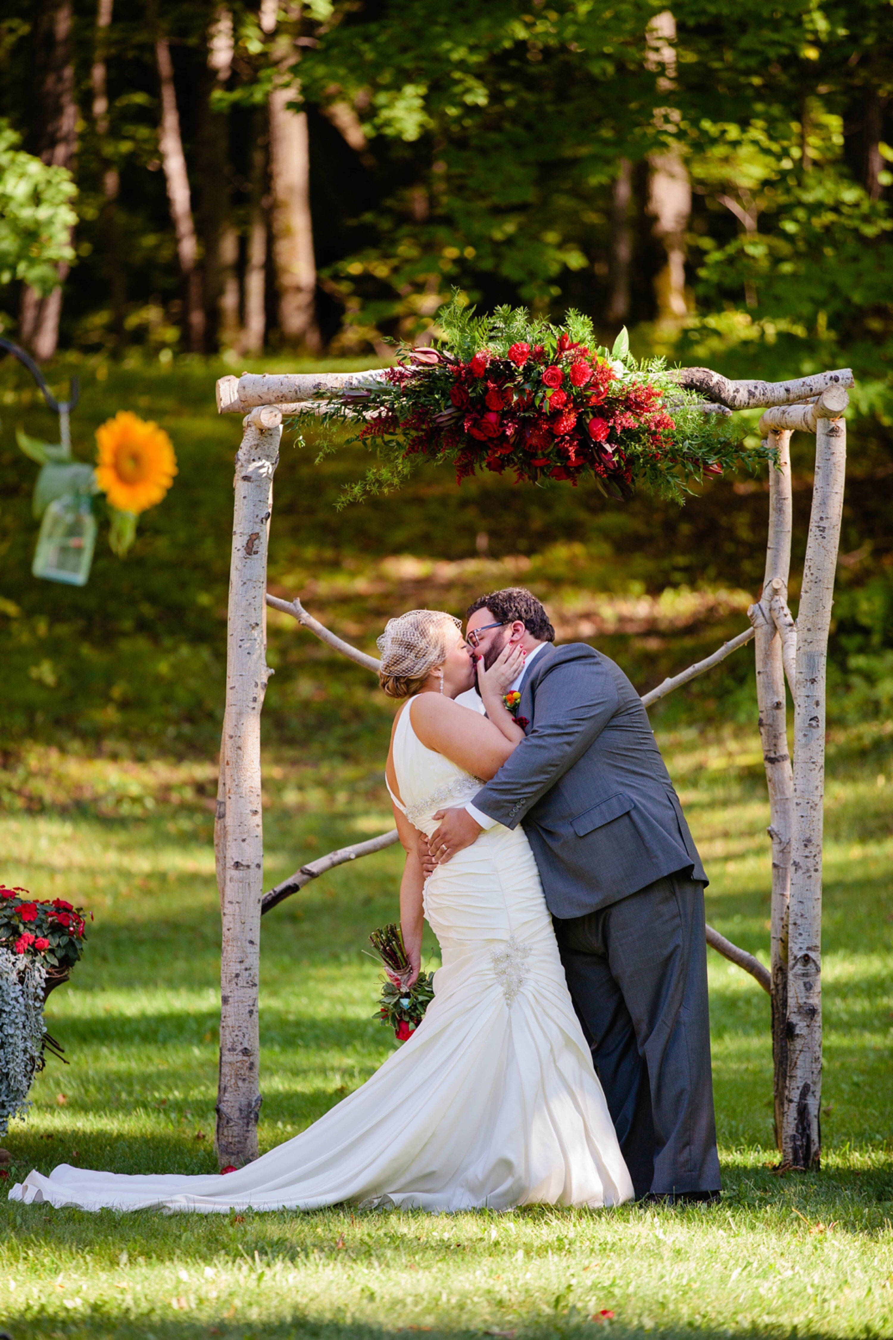 Birch Tree Wedding Arch