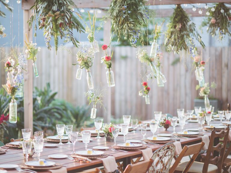 Couple's outdoor bridal shower 