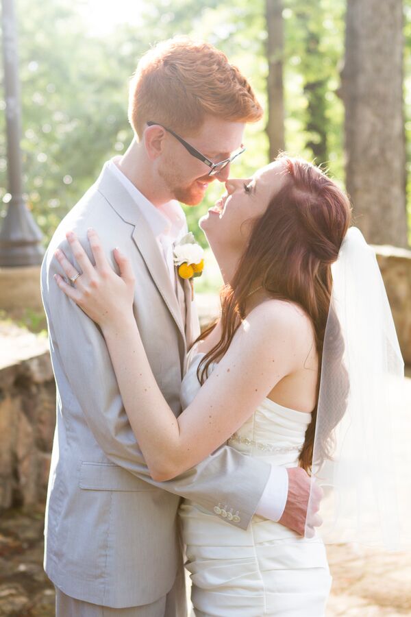 Navy Yellow and Gray Bridal  Party Look