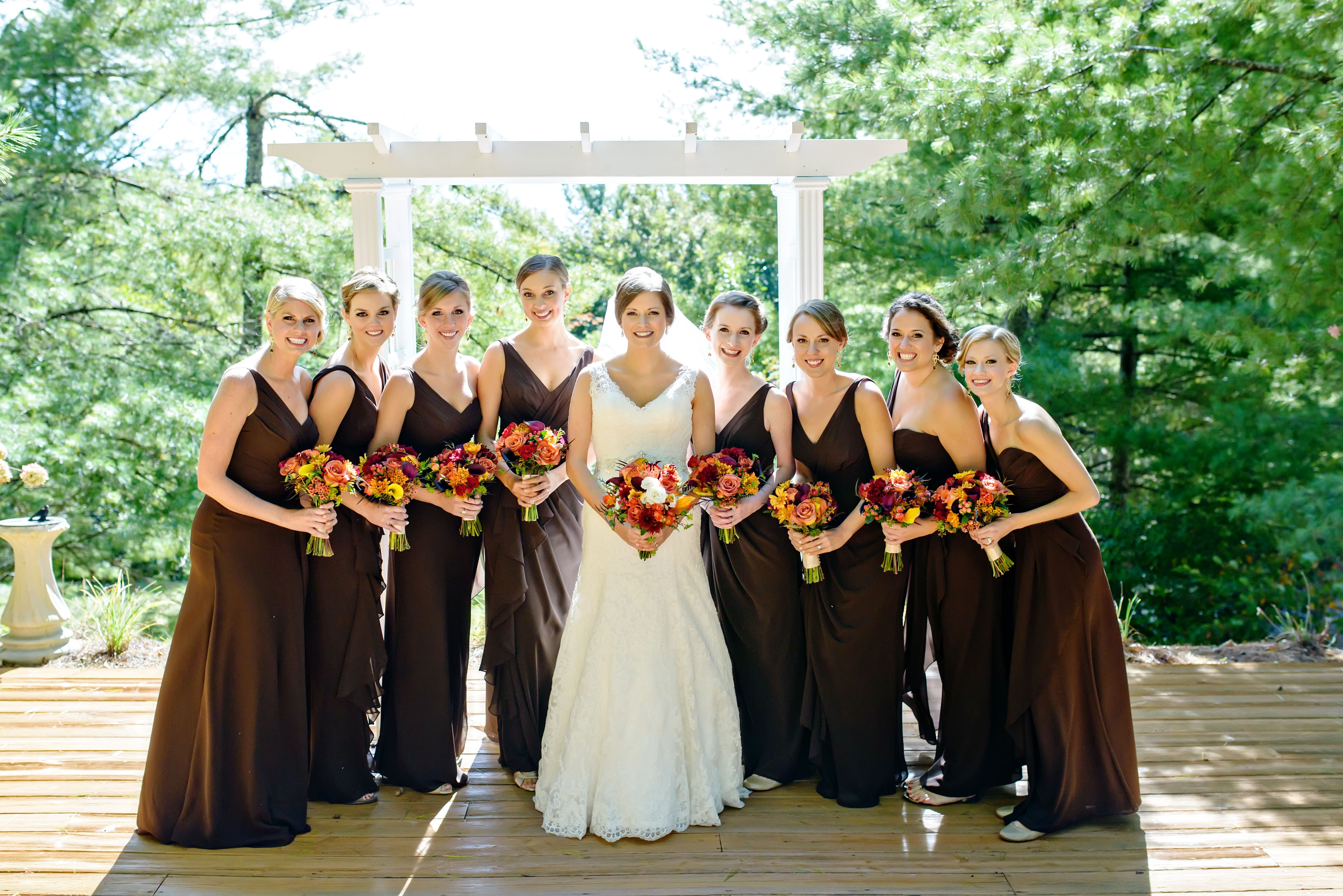 chocolate brown dresses