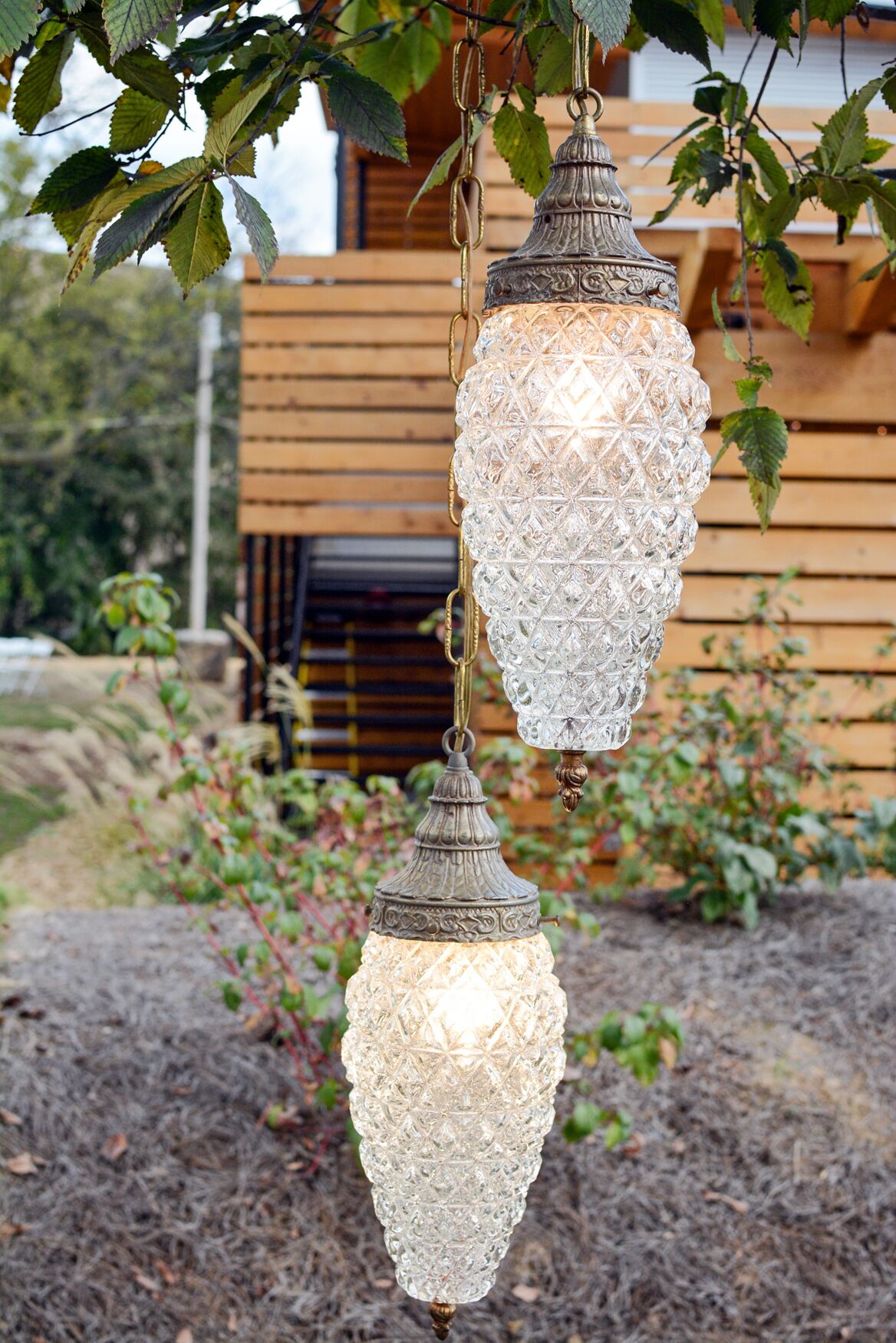 Hanging Crystal Lantern Decor