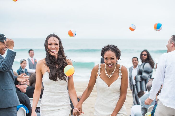 Casual Beach Wedding In Dana Point