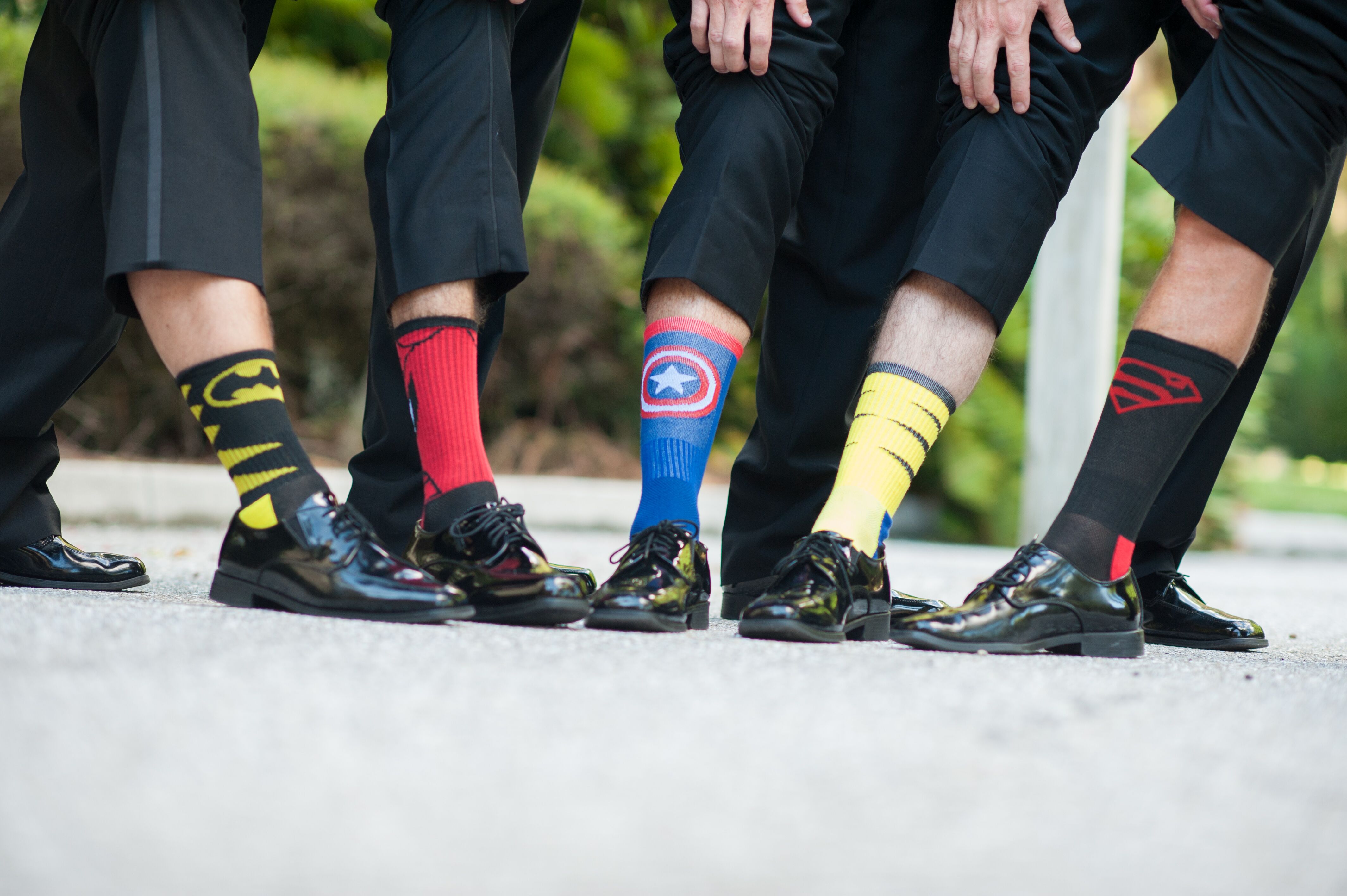 Groomsmen Gifts: Super Hero Socks