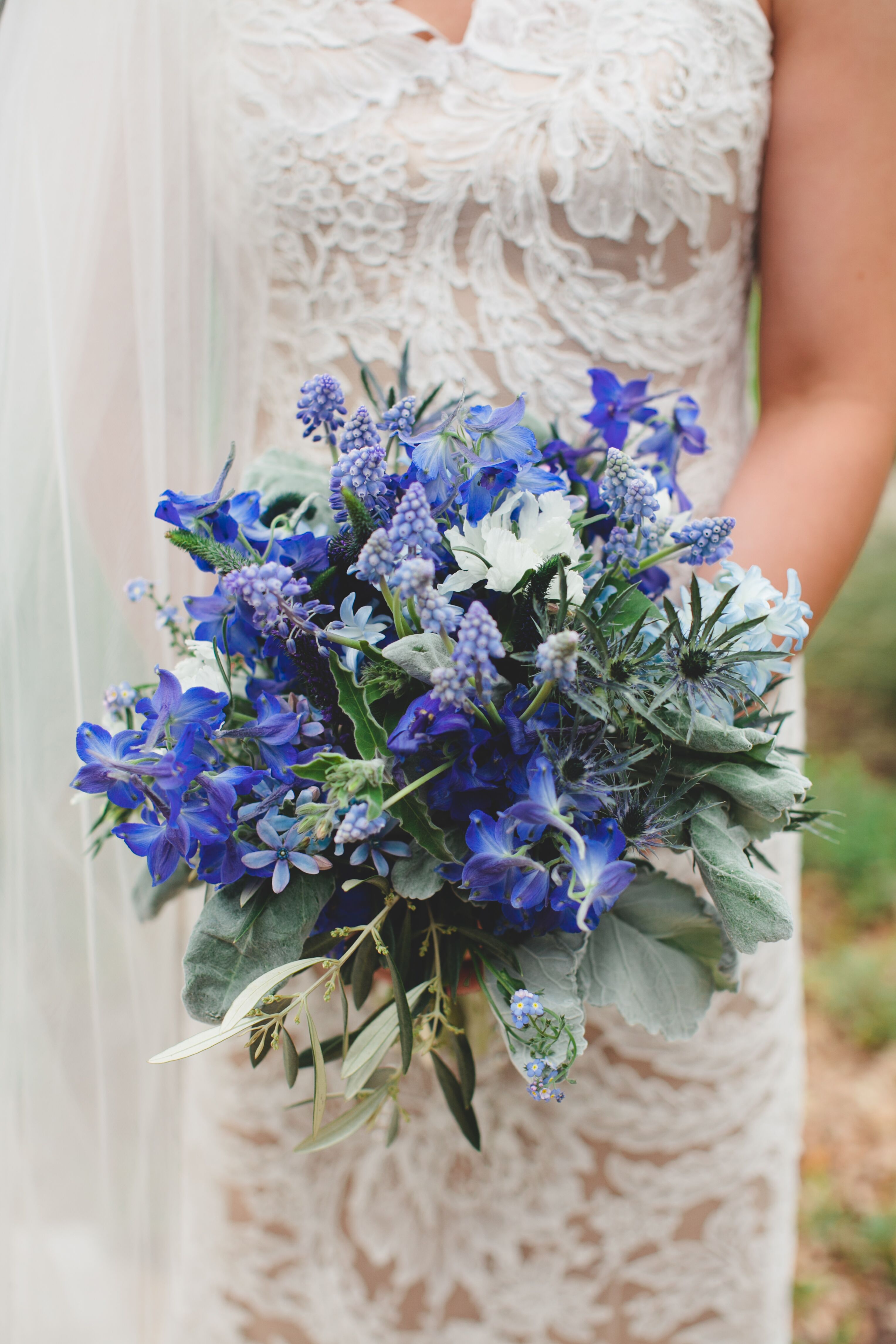 Download Blue Texas Wildflower Bridal Bouquet