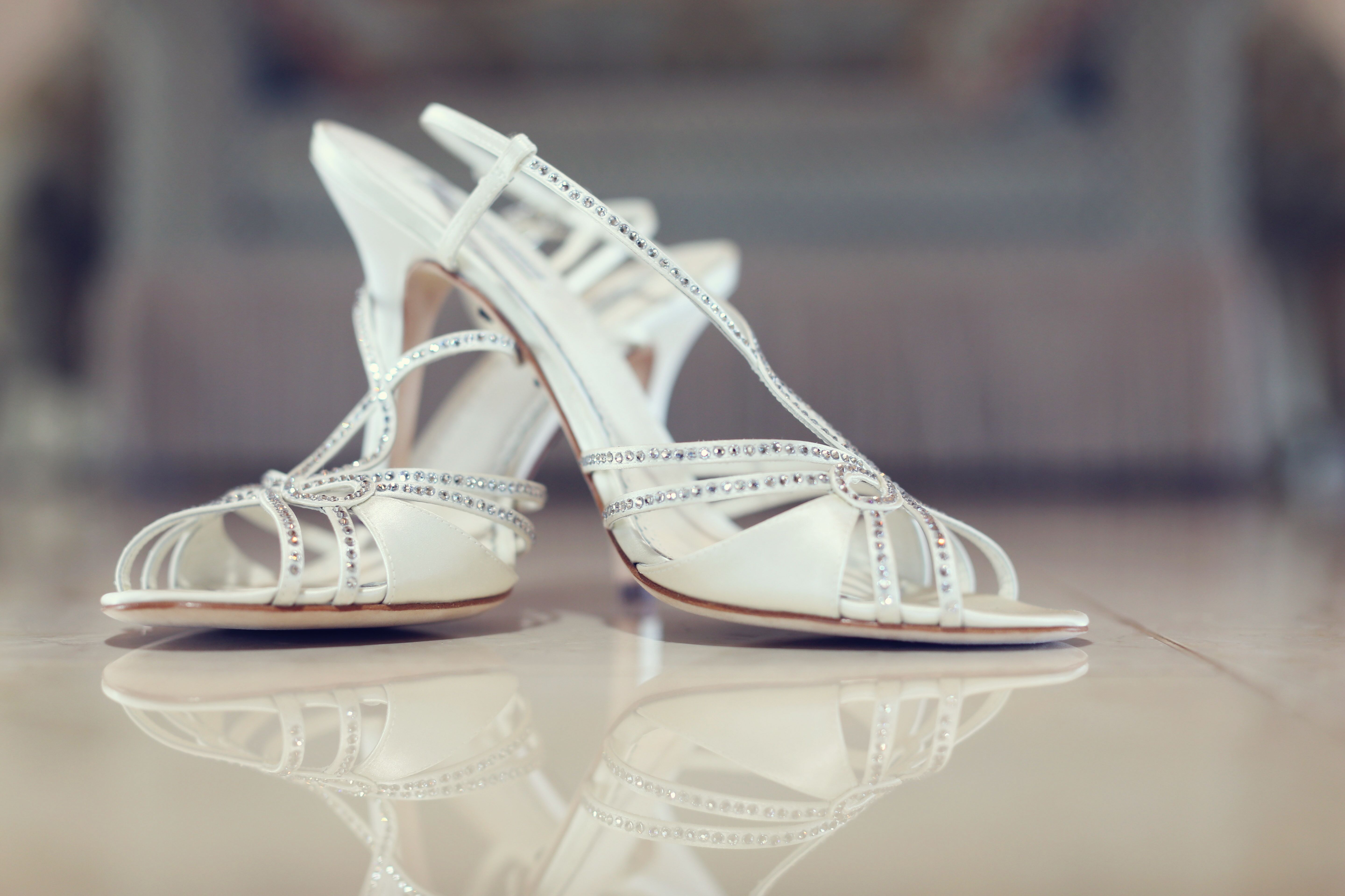 Crystal Slingback Bridal Sandals