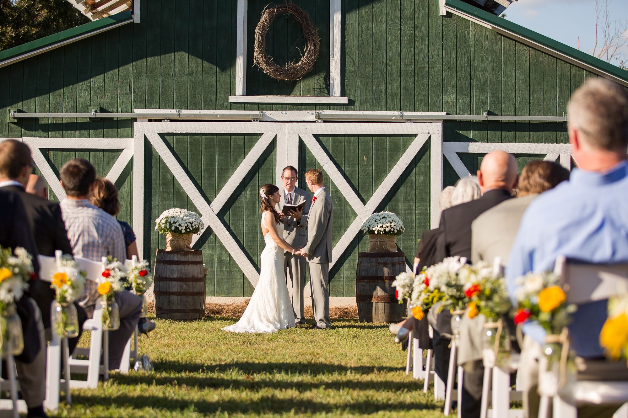 Barn Ceremony Backdrop