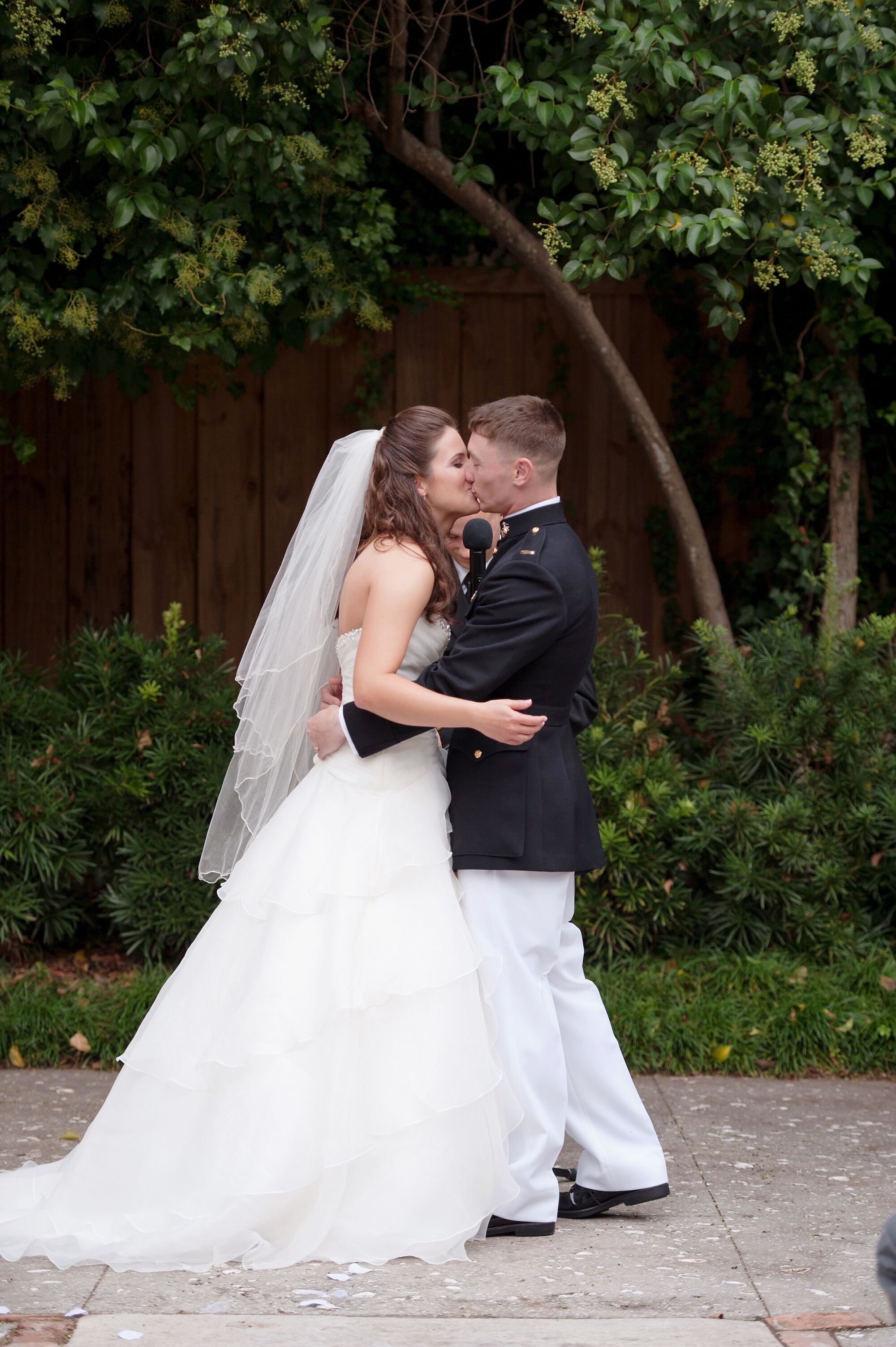 Tulle Mori Lee Strapless Ball Gown