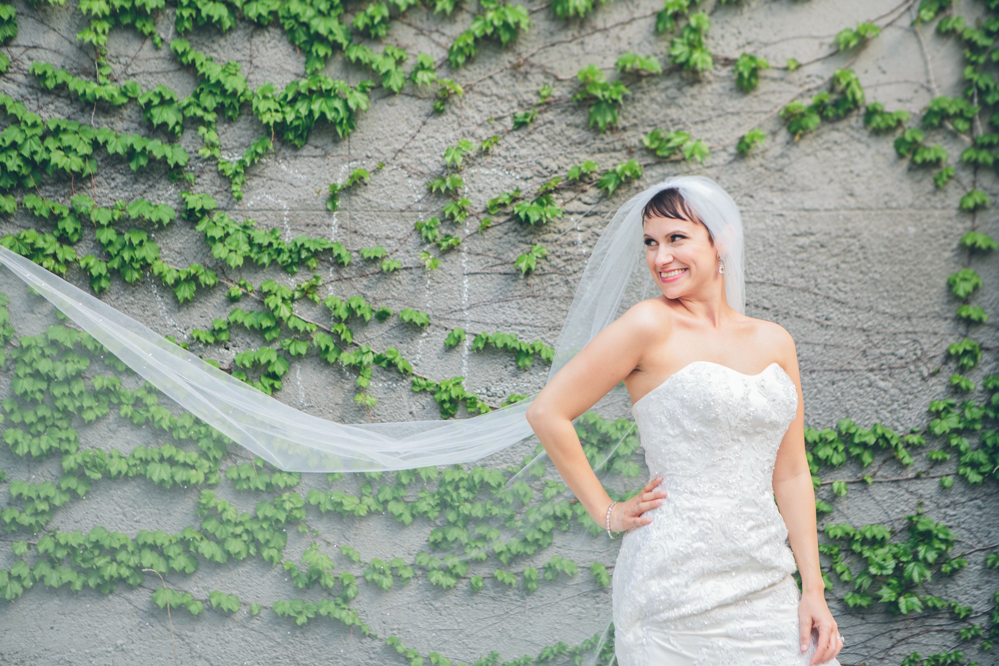 oleg cassini cathedral veil