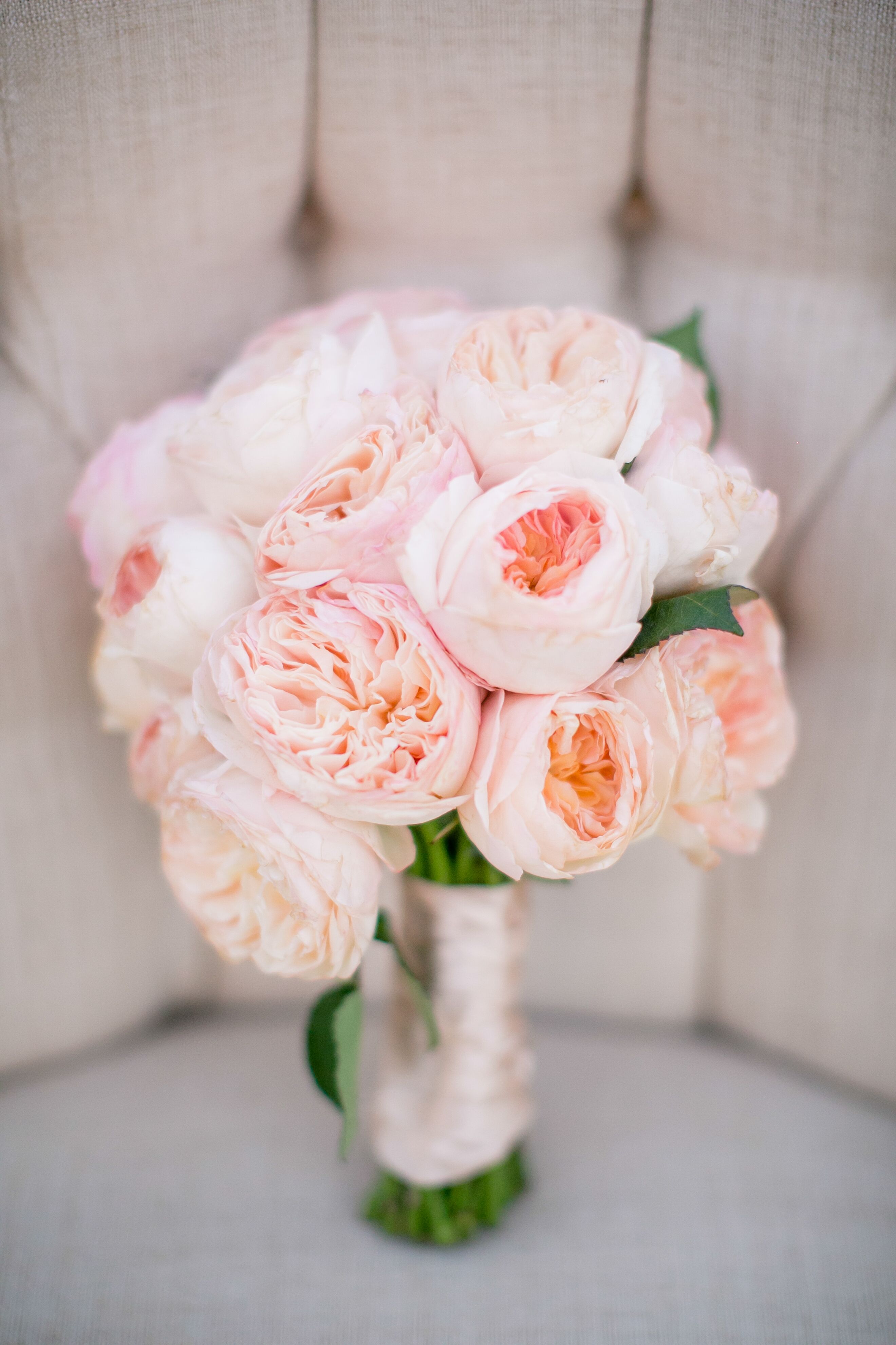 Blush Garden Rose Bridal Bouquet