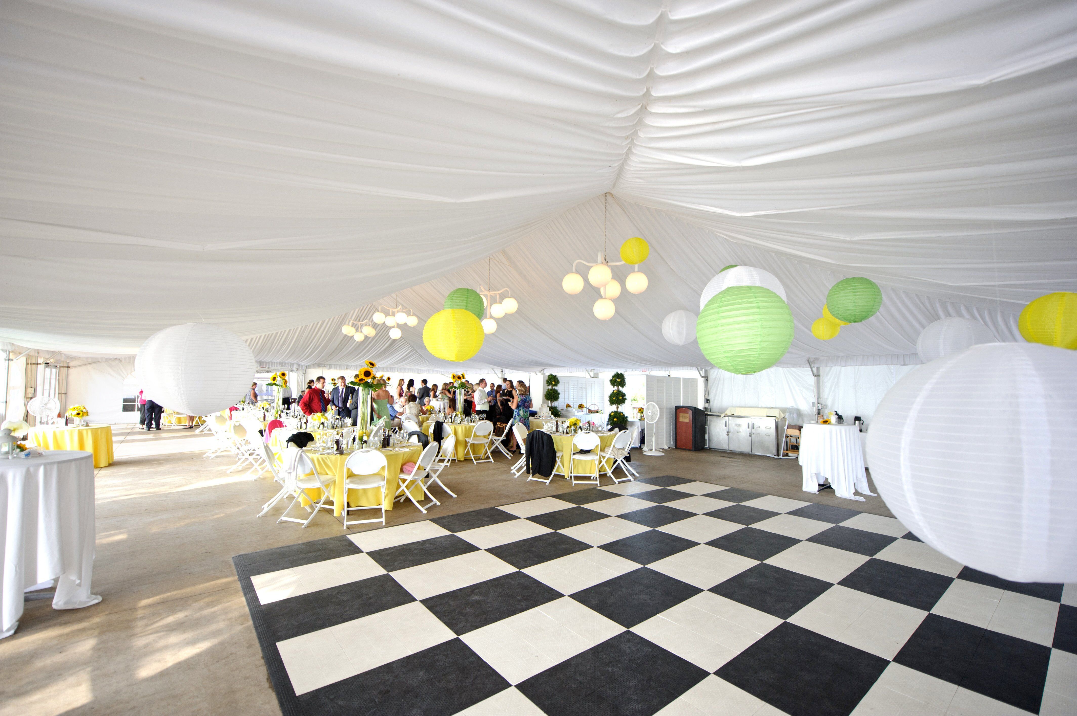 Grey and yellow clearance paper lanterns