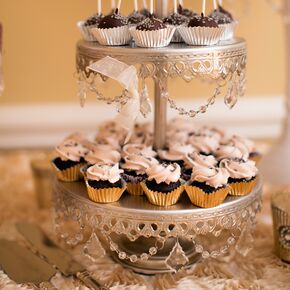 Tea Rose and Hydrangea Cocktail Table Centerpiece