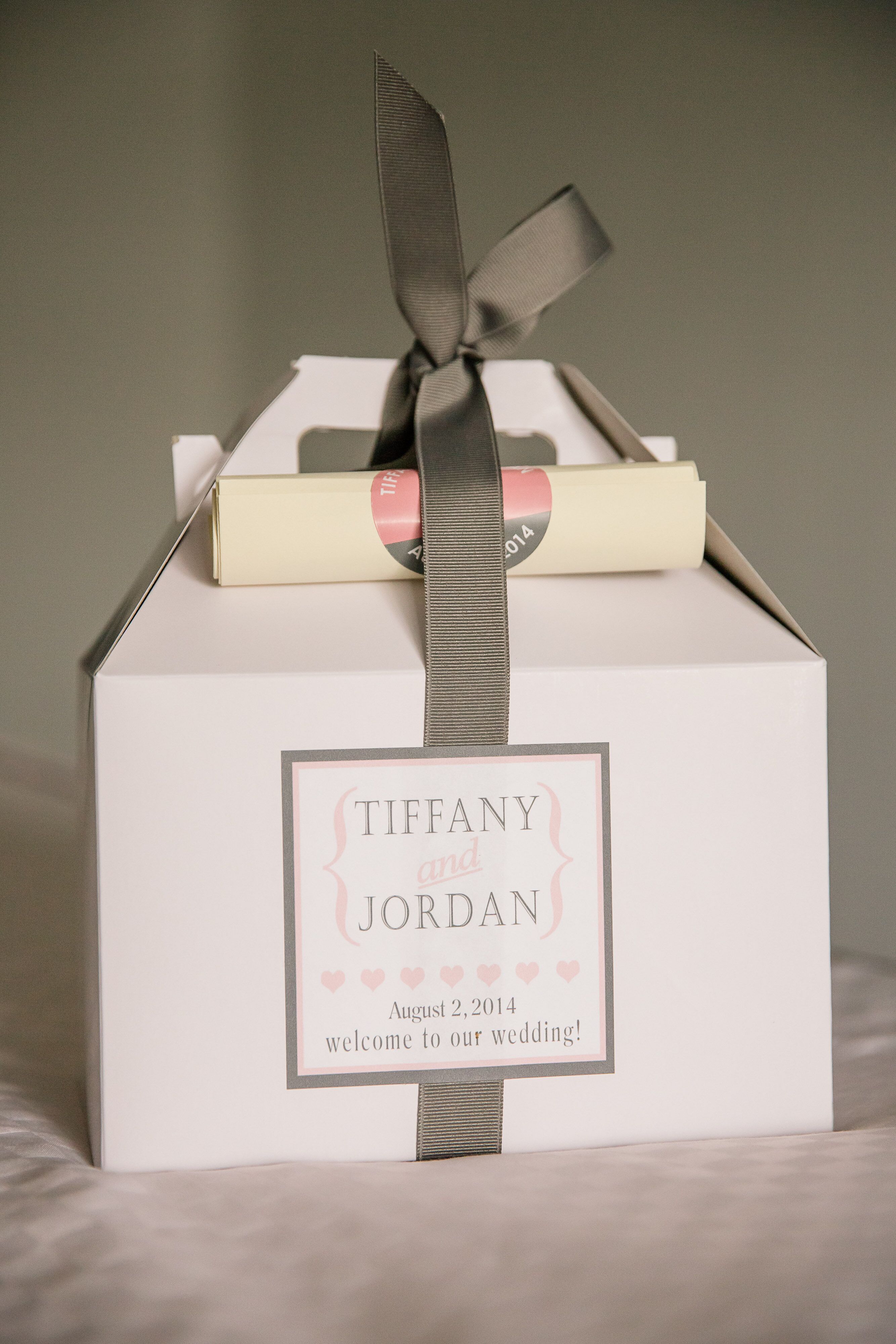 Welcome Letters and Boxes For Guests