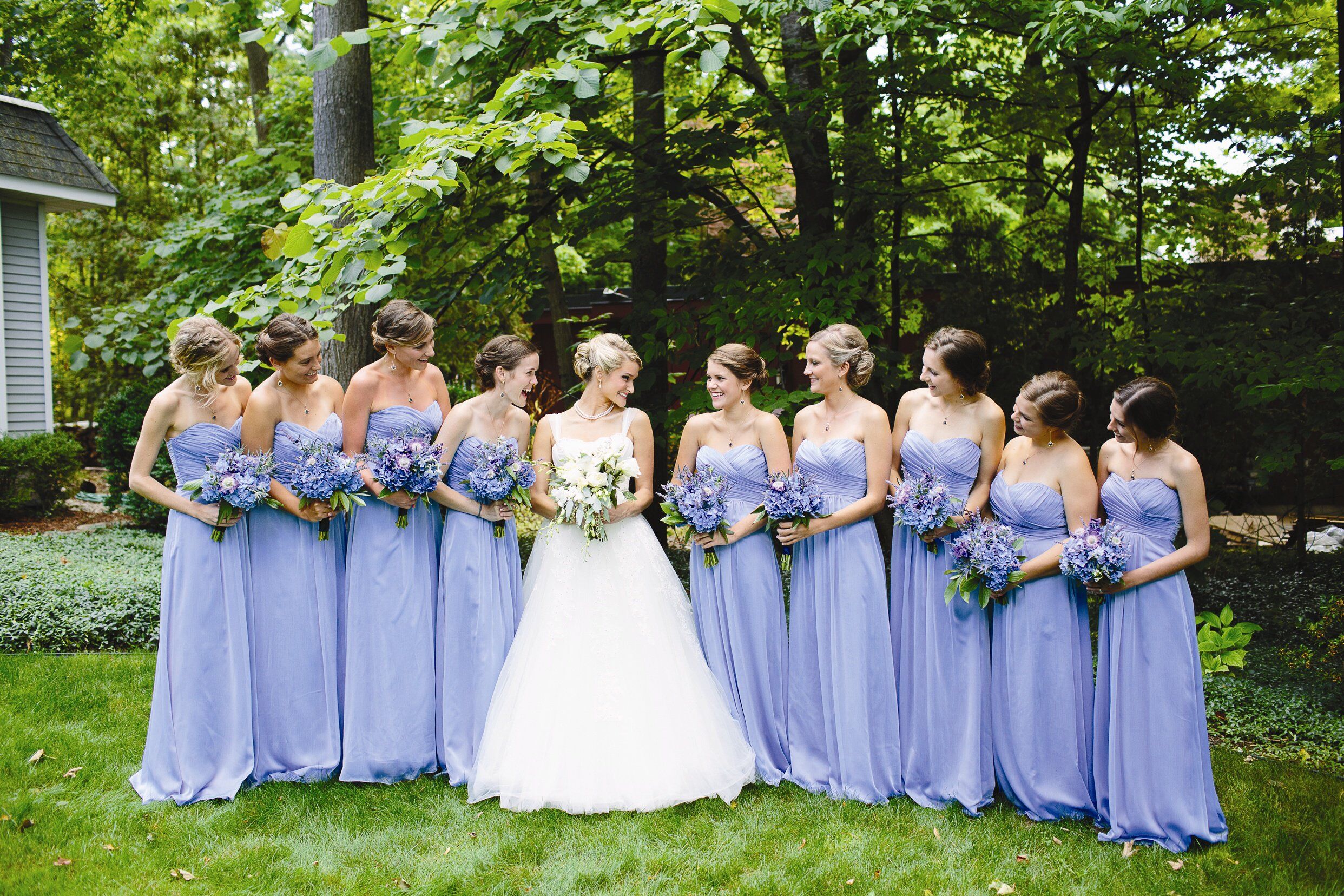 Baby blue clearance bridesmaid