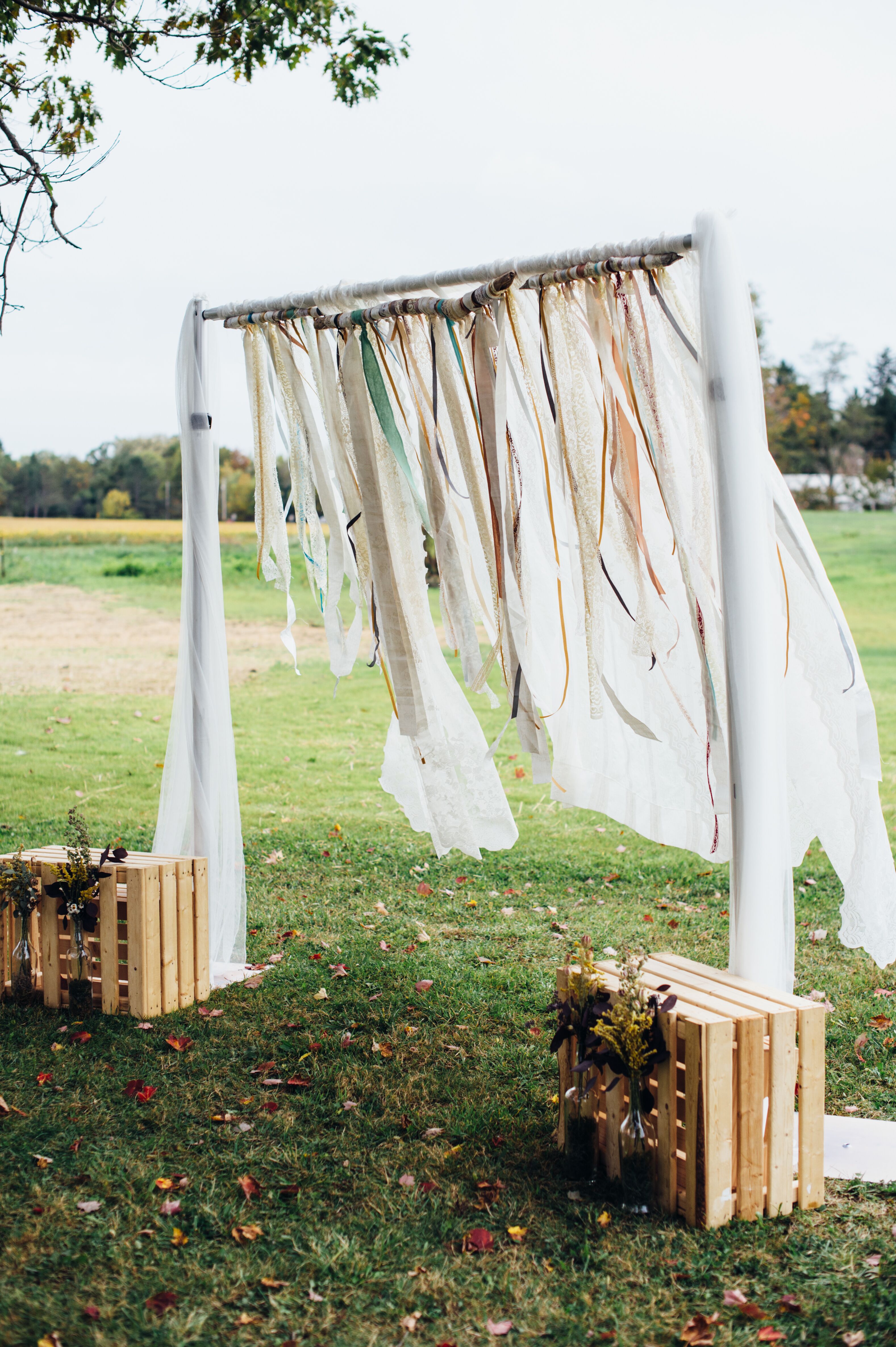 Diy Archway Lace Fabric Drapery