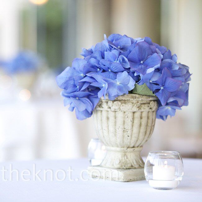 Blue Floral Centerpieces