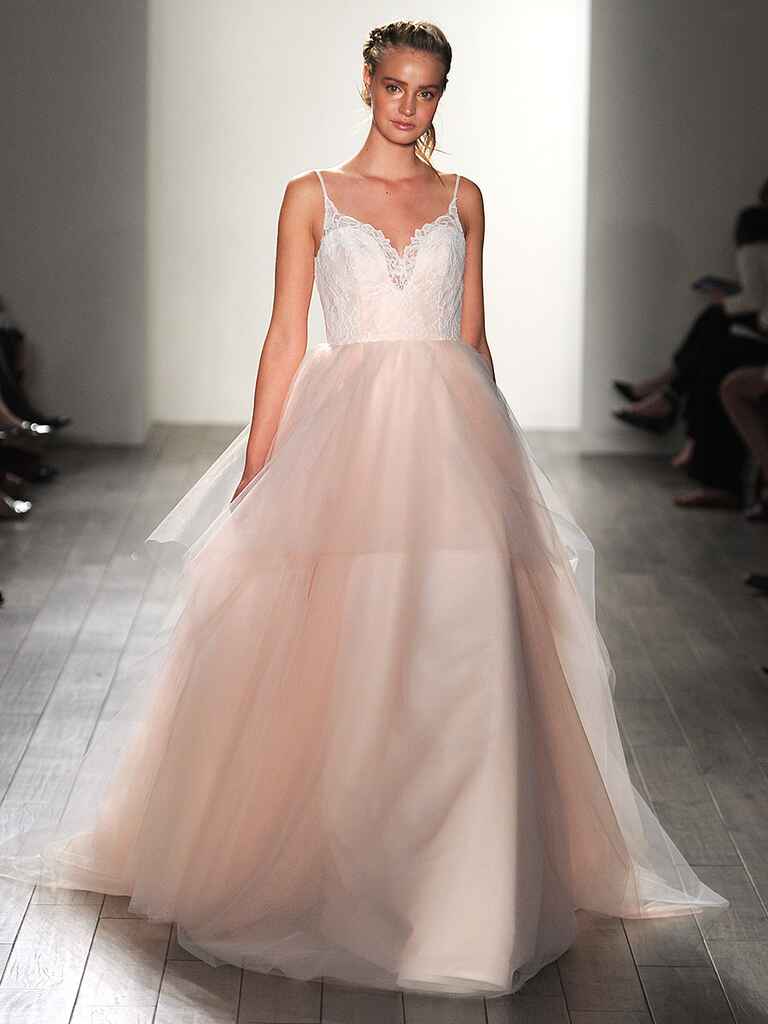 The Prettiest Blush and Light Pink Wedding Gowns