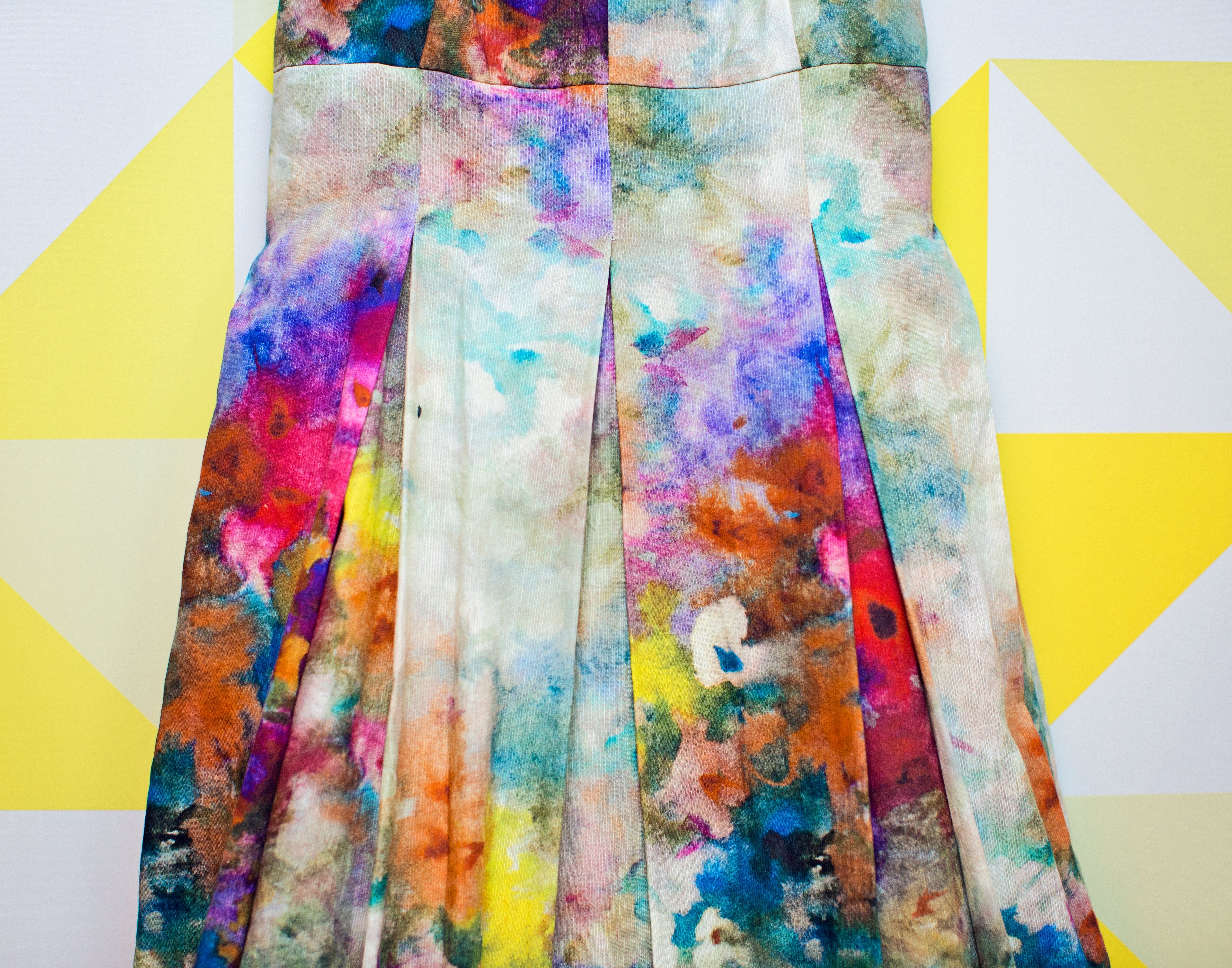 alice and olivia watercolor dress