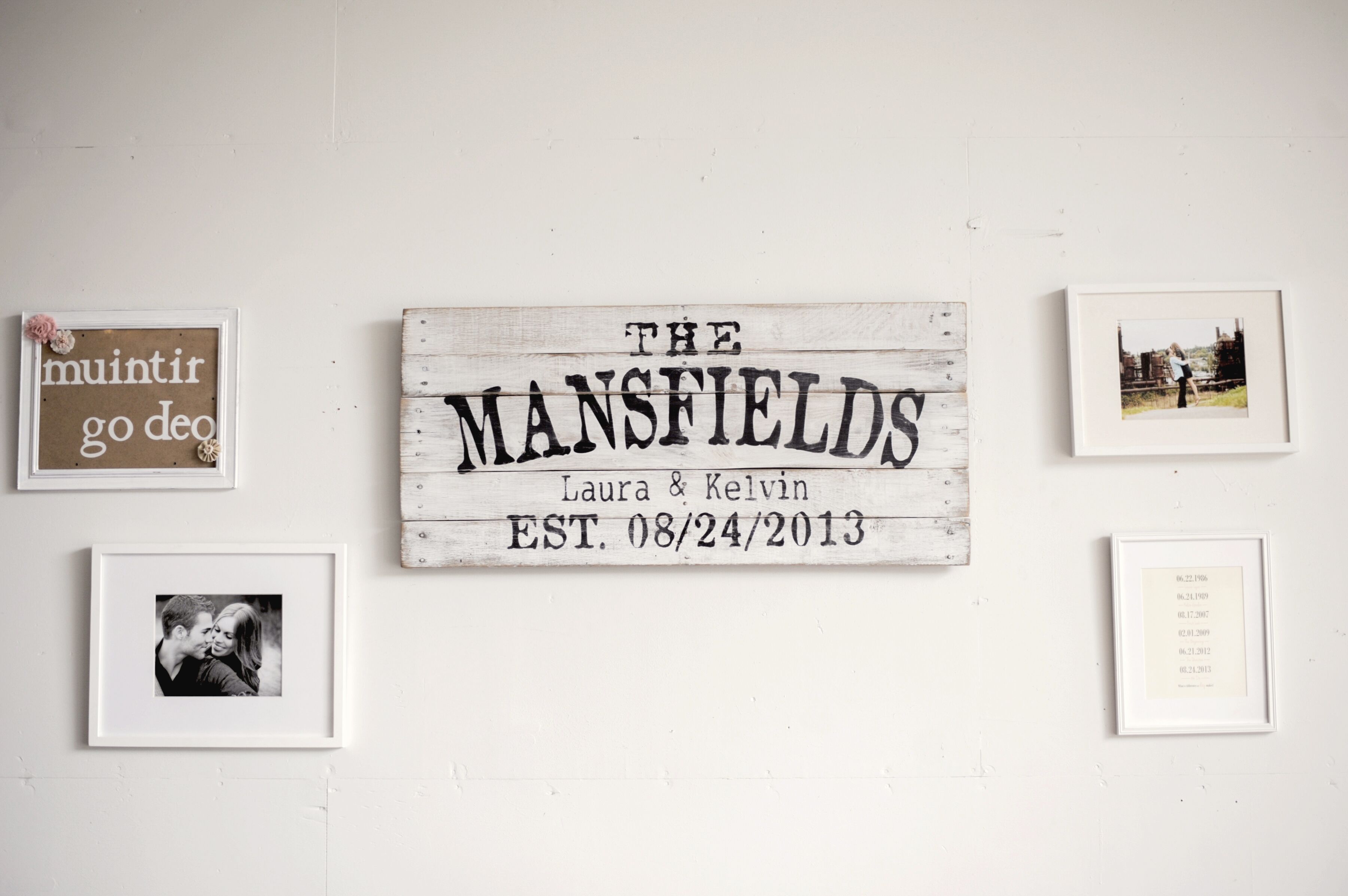 DIY Personalized Wall Display