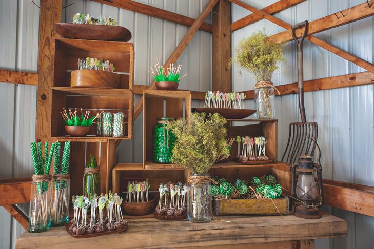 Rustic Green Table 4