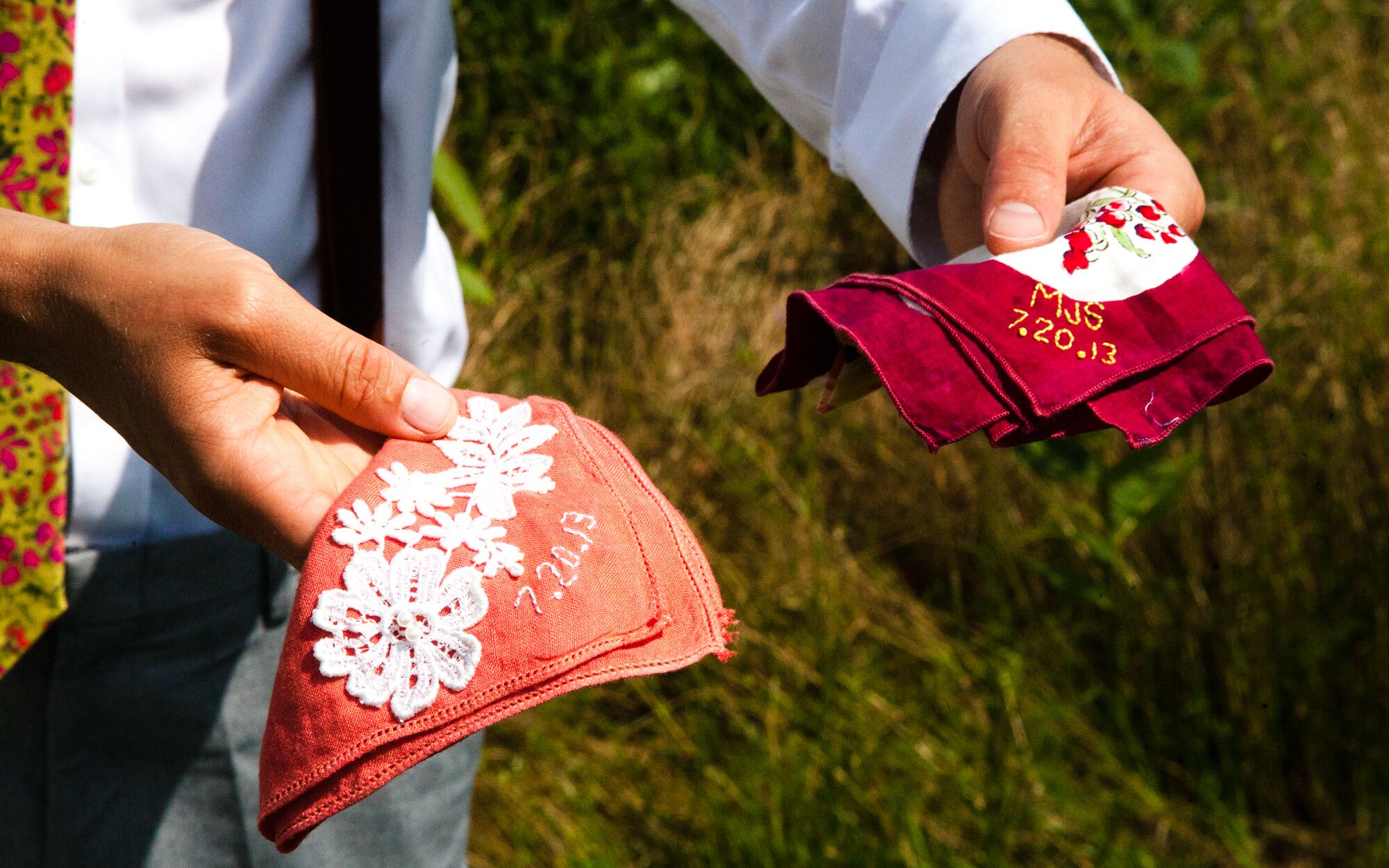 Hand Embroidered Handkerchiefs
