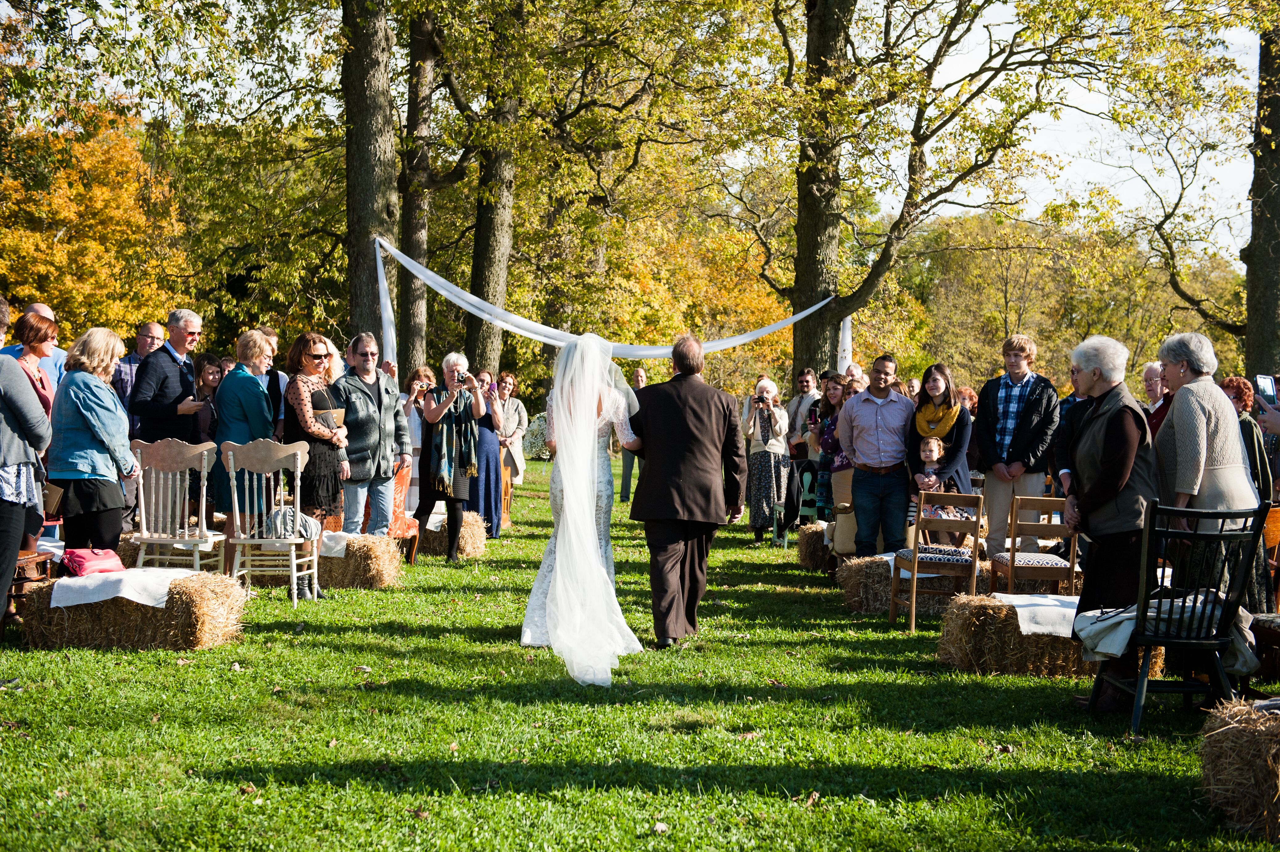 Olivia's Outdoor Wedding Processional