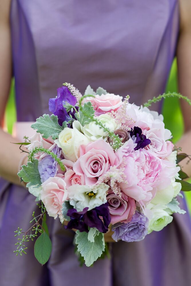 Pink and Purple Rose Bouquet