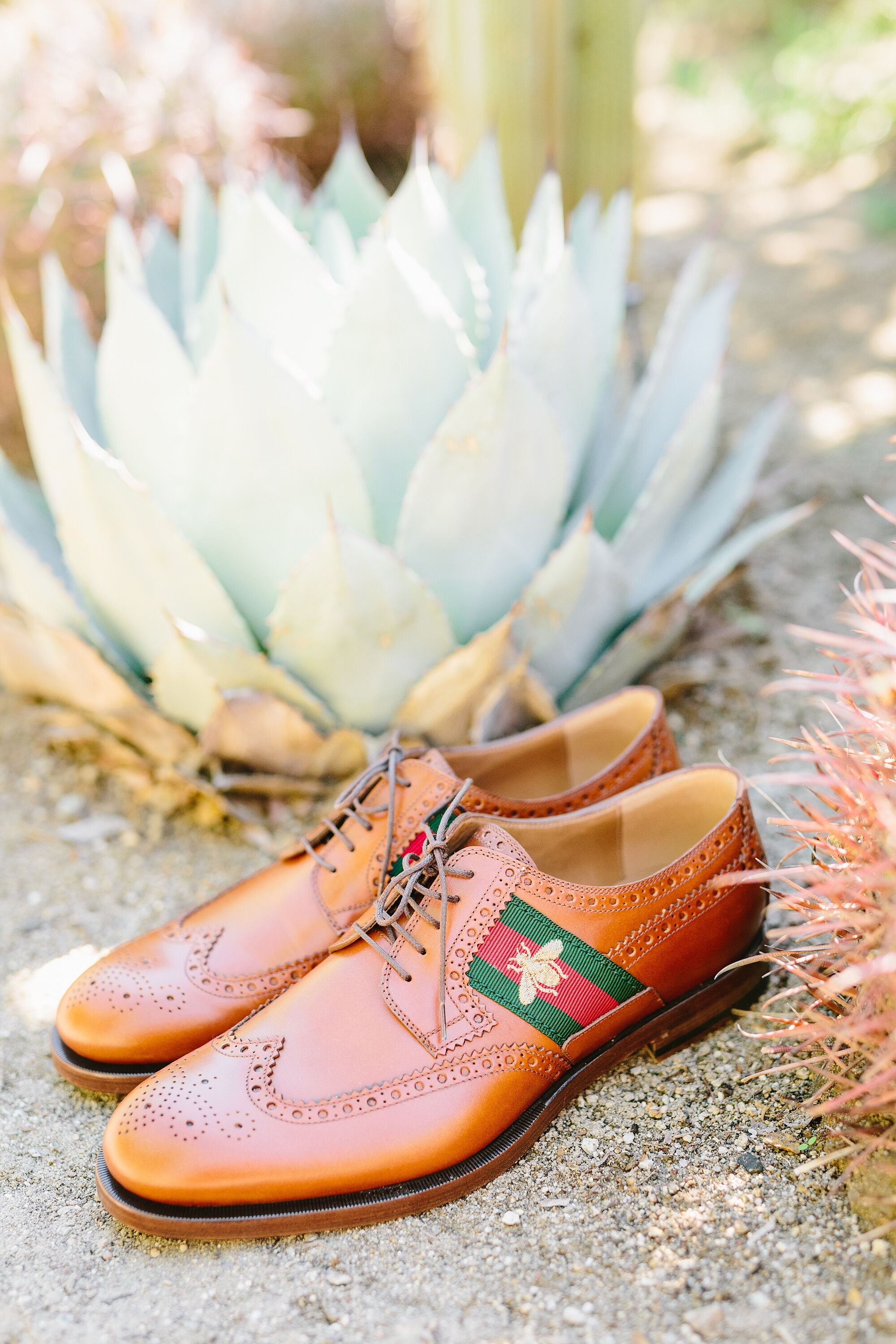 Vintage Gucci Brown Wingtip Shoes