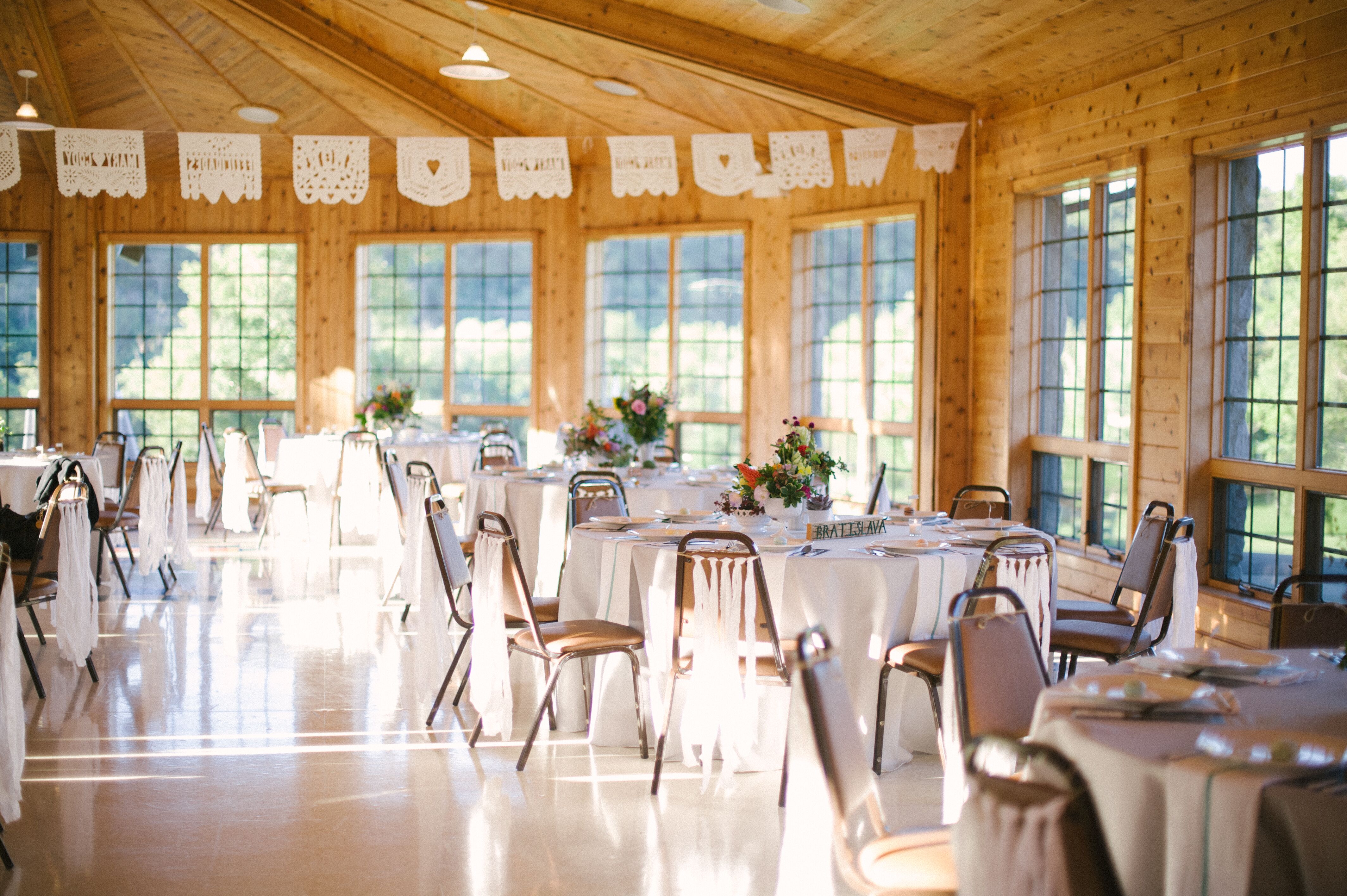 Reception at Camp Kon-O-Kwee Lodge