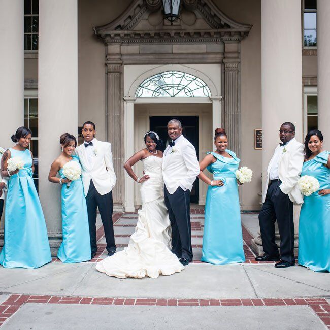 Tiffany Blue Wedding Party