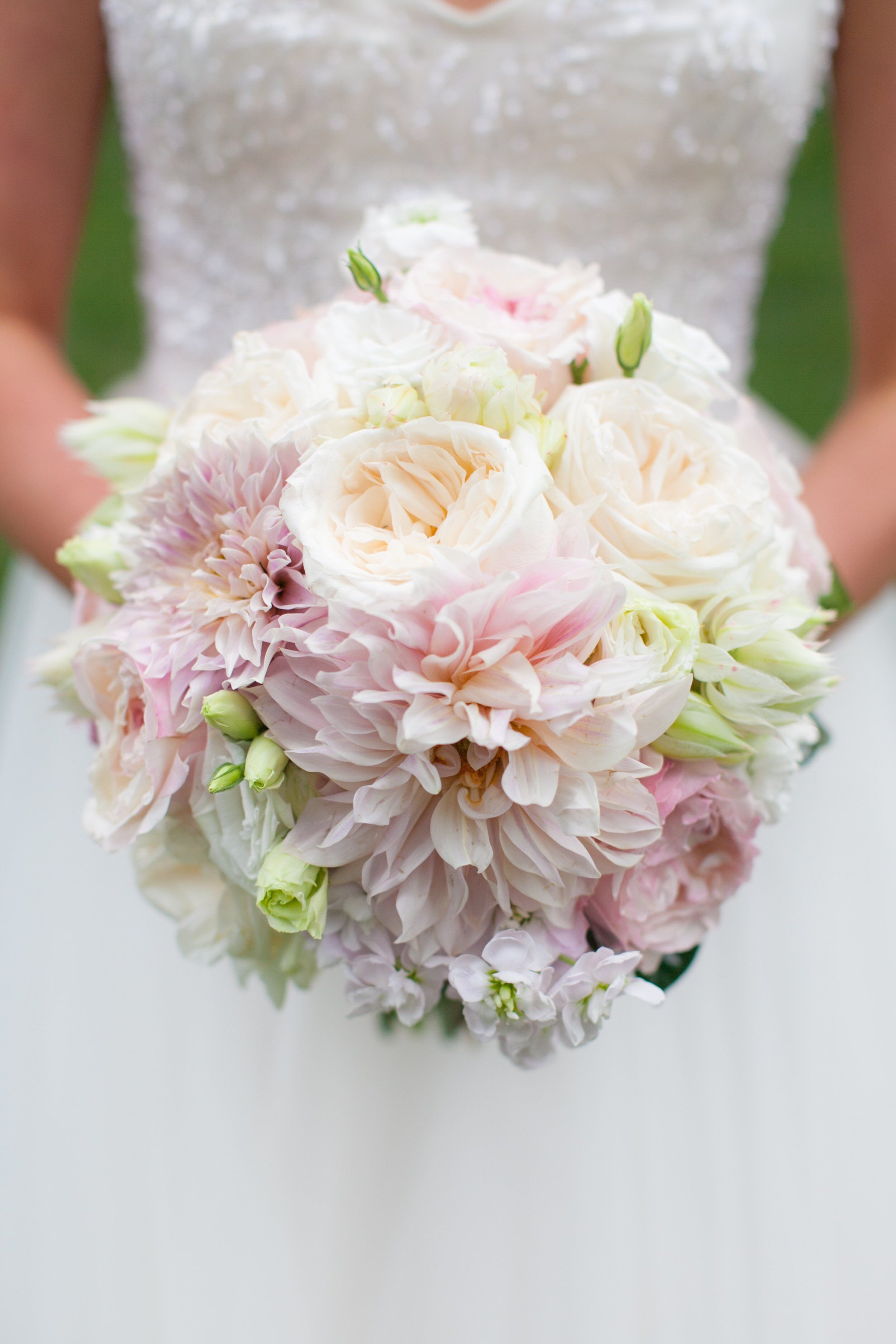 Soft Dahlia Bridal Bouquet