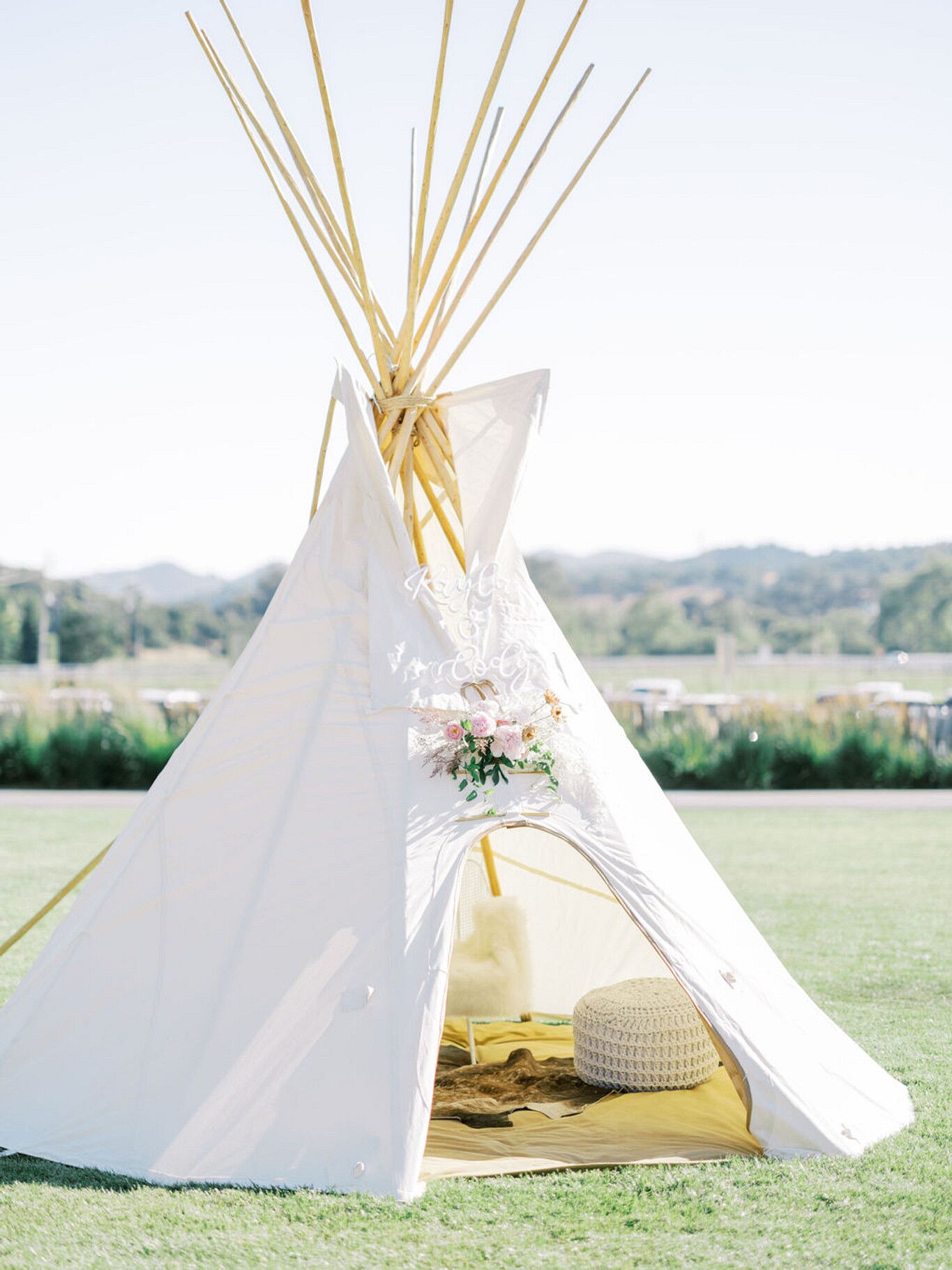 Teepee Lounge Area at Greengate Ranch and Vineyard in San Luis Obispo ...