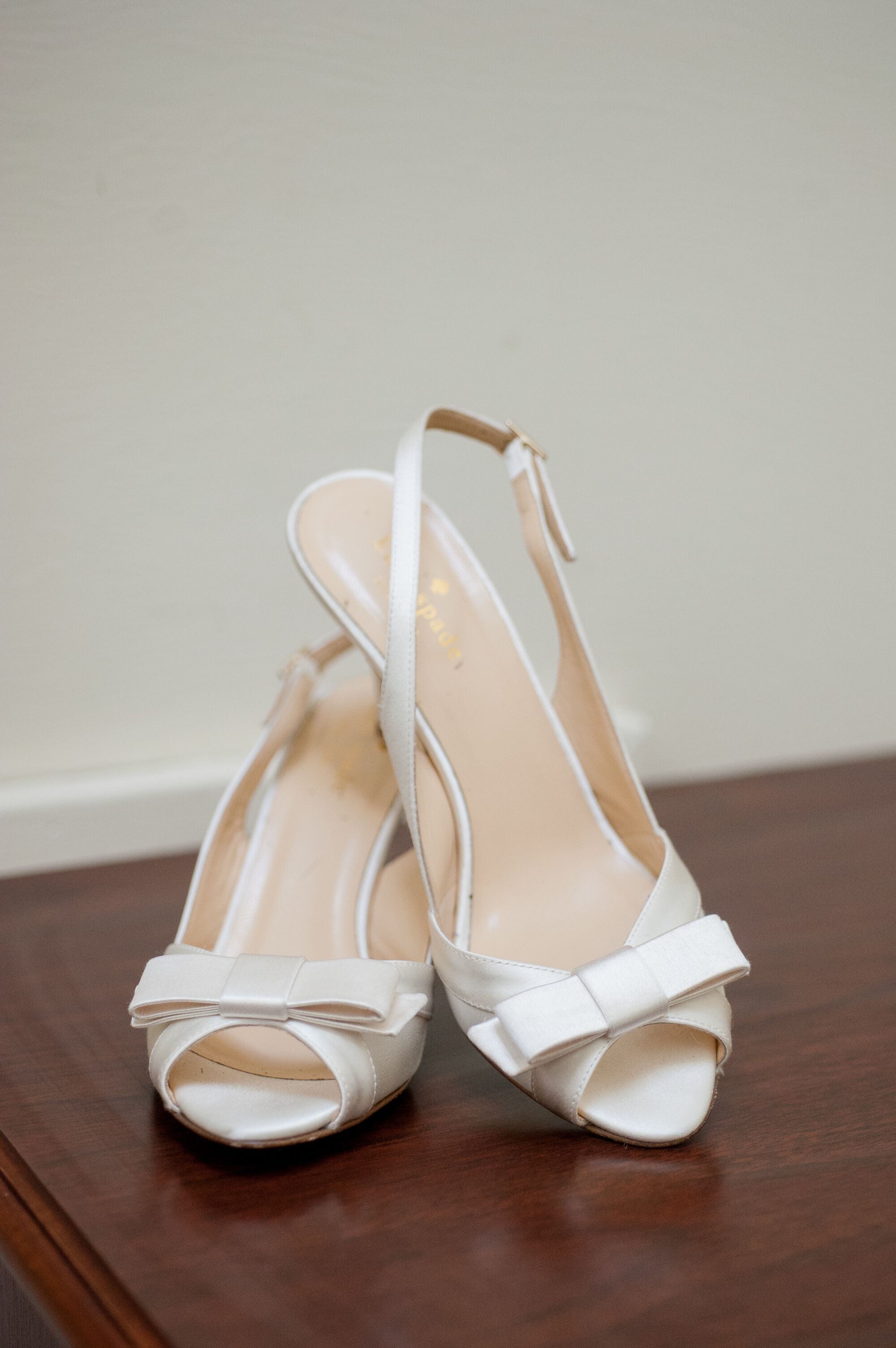 Ivory Open-Toed Kate Spade Shoes